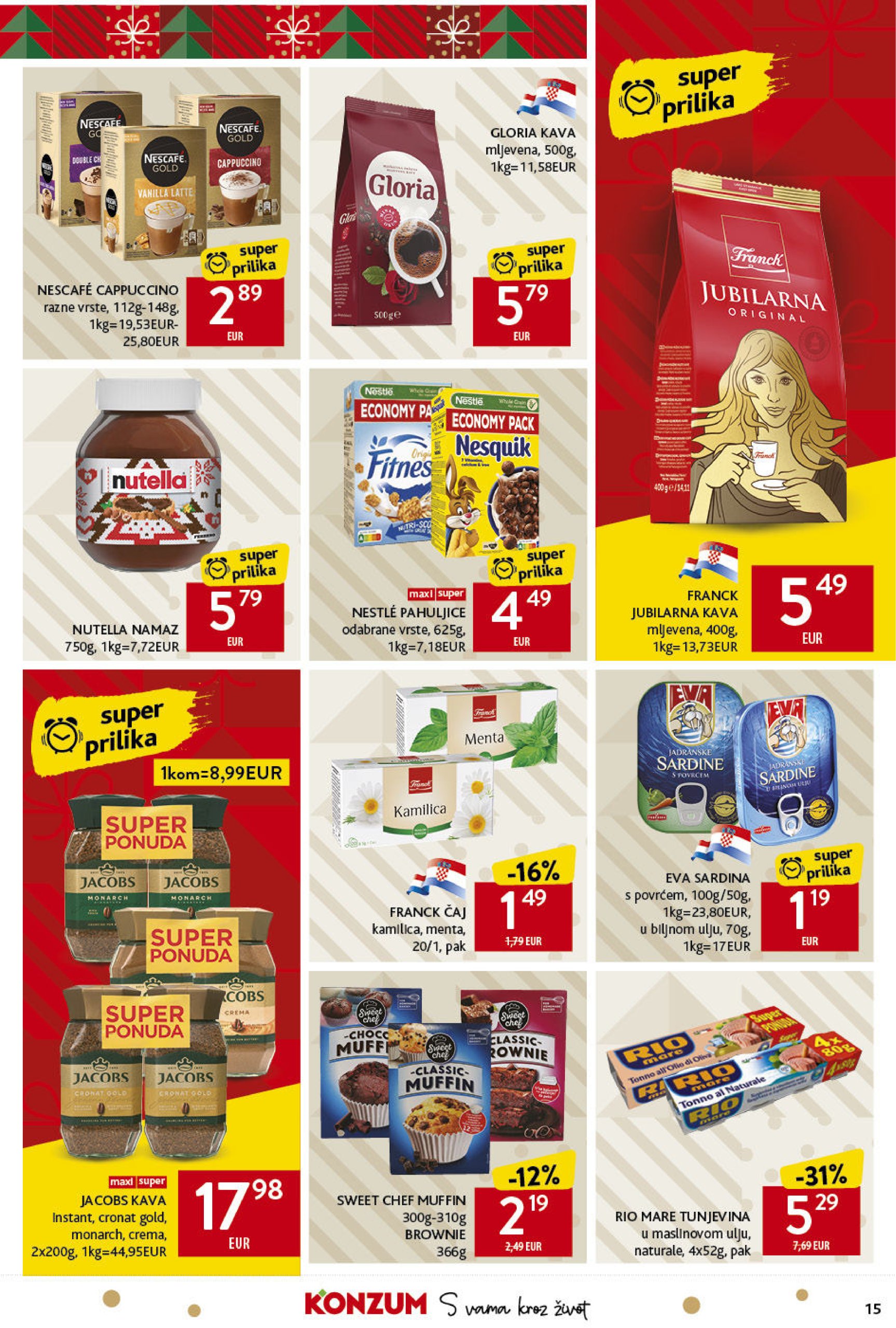 konzum - Konzum katalog vrijedi od 19.12. do 24.12. - page: 15