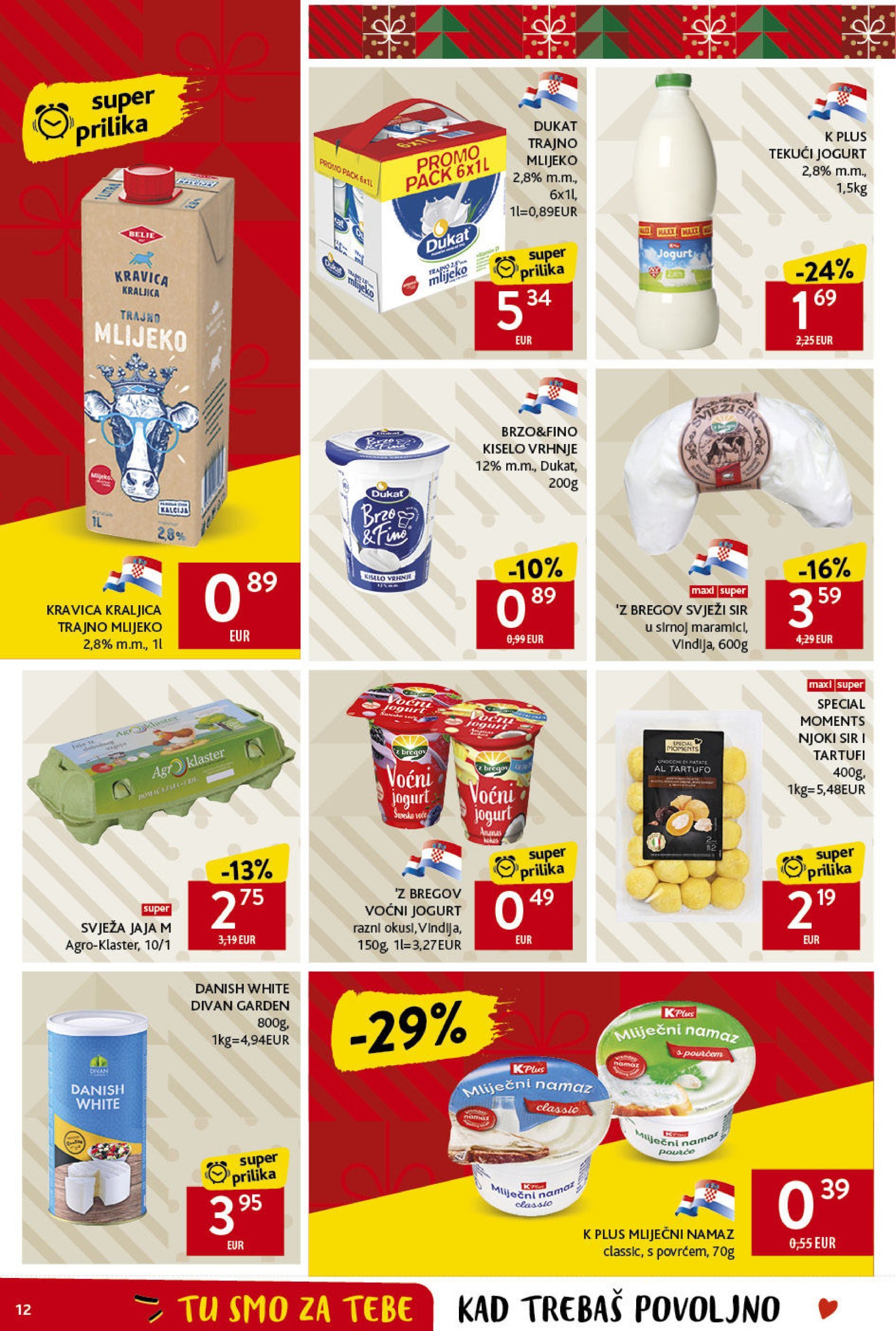 konzum - Konzum katalog vrijedi od 19.12. do 24.12. - page: 12