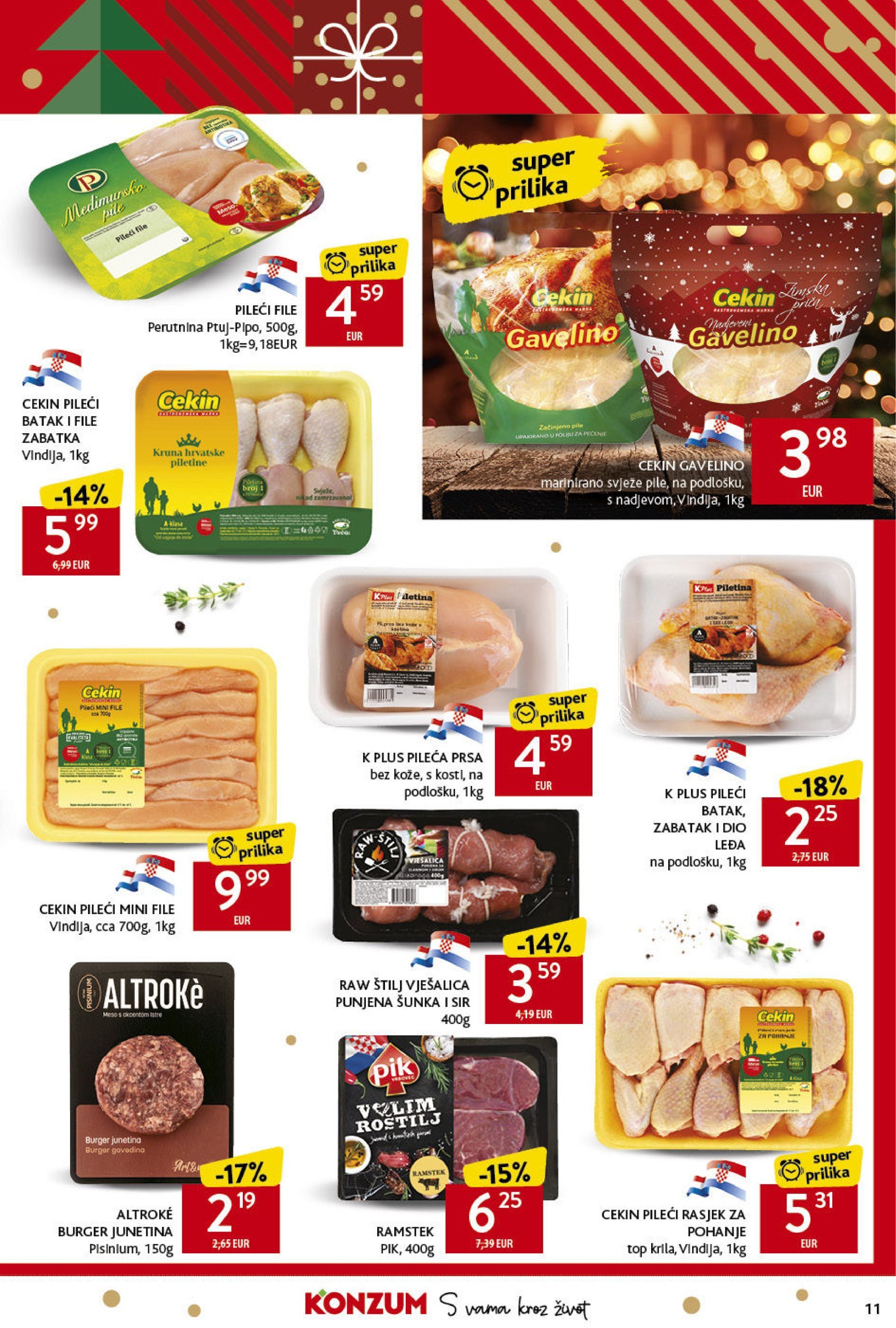 konzum - Konzum katalog vrijedi od 19.12. do 24.12. - page: 11