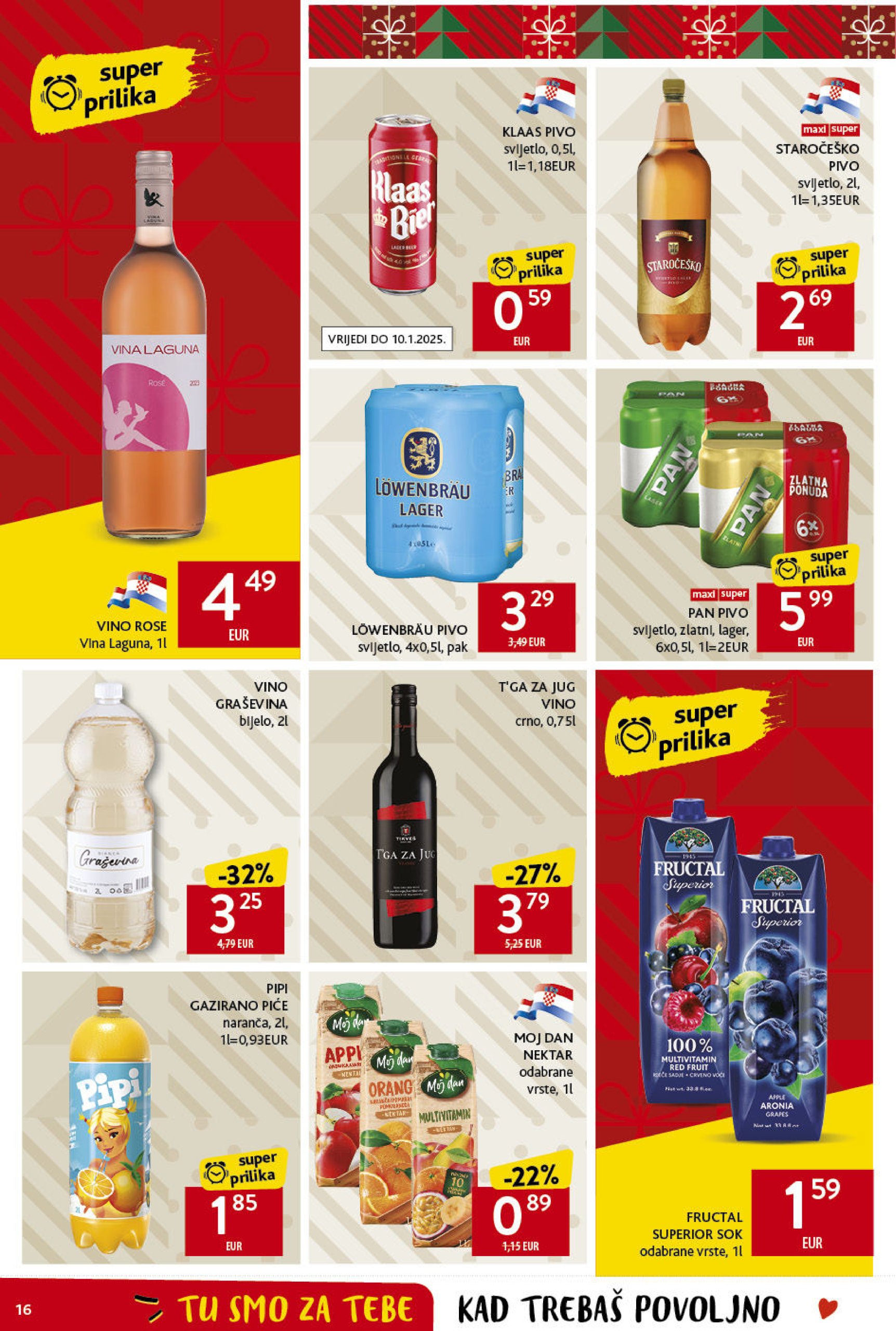 konzum - Konzum katalog vrijedi od 19.12. do 24.12. - page: 16