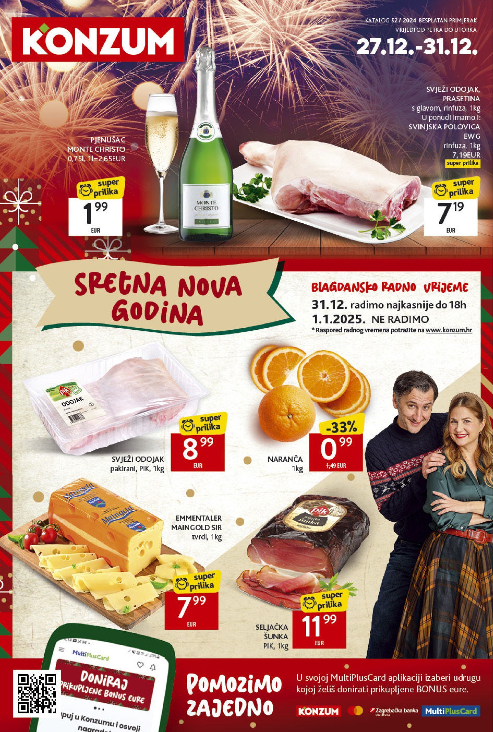 konzum - Konzum katalog vrijedi od 27.12. do 31.12.