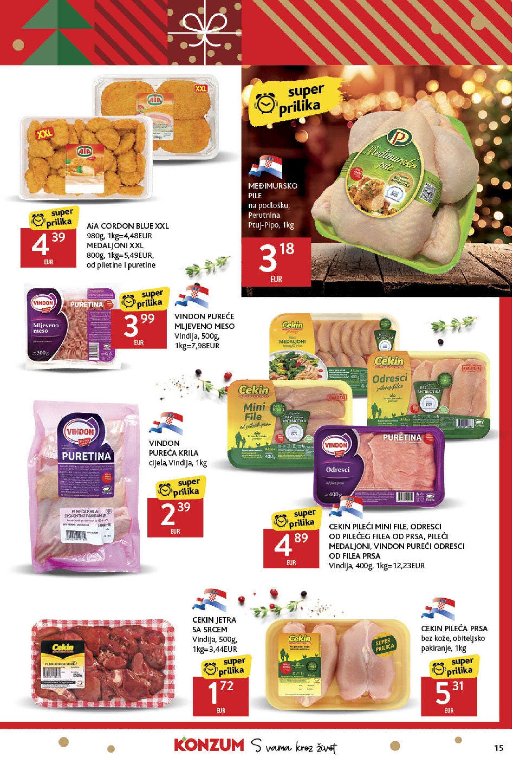 konzum - Konzum katalog vrijedi od 27.12. do 31.12. - page: 15