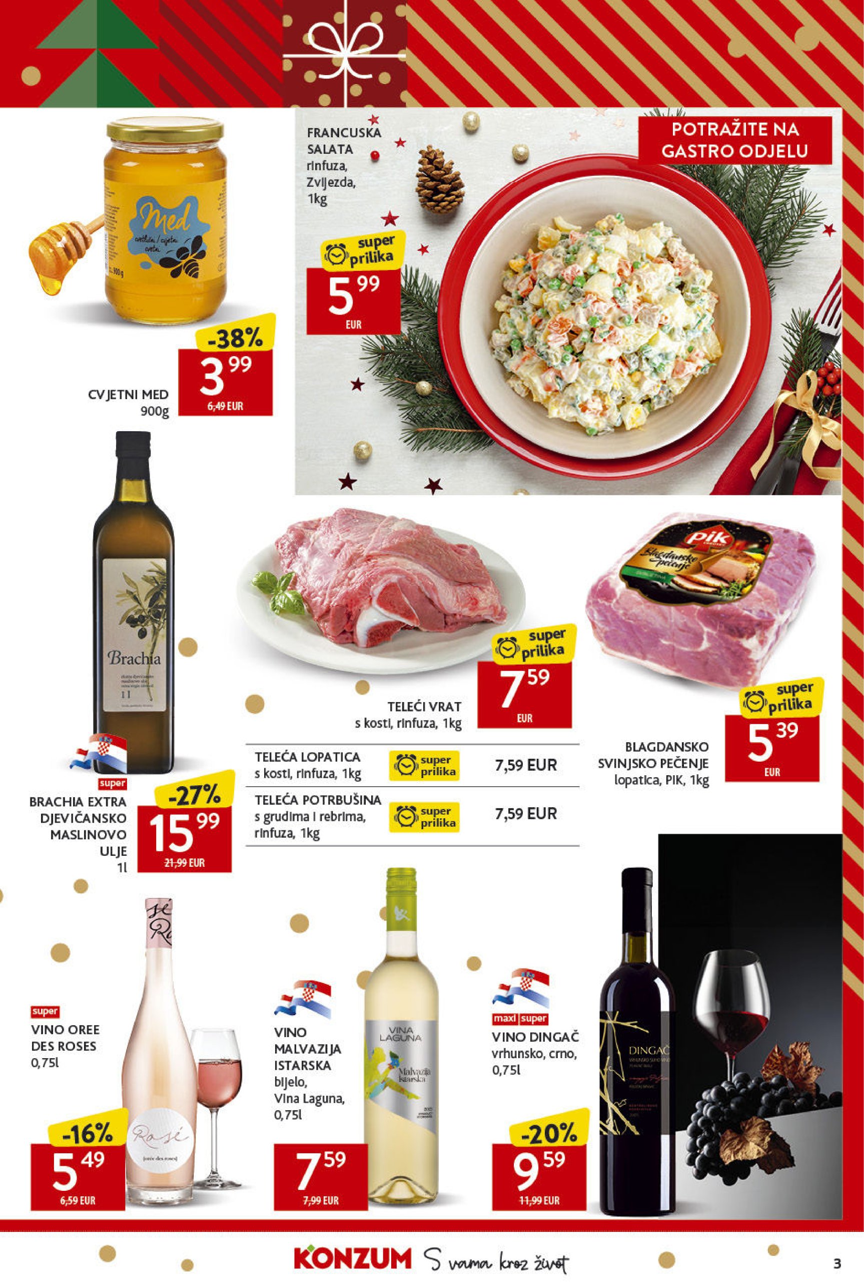 konzum - Konzum katalog vrijedi od 27.12. do 31.12. - page: 3