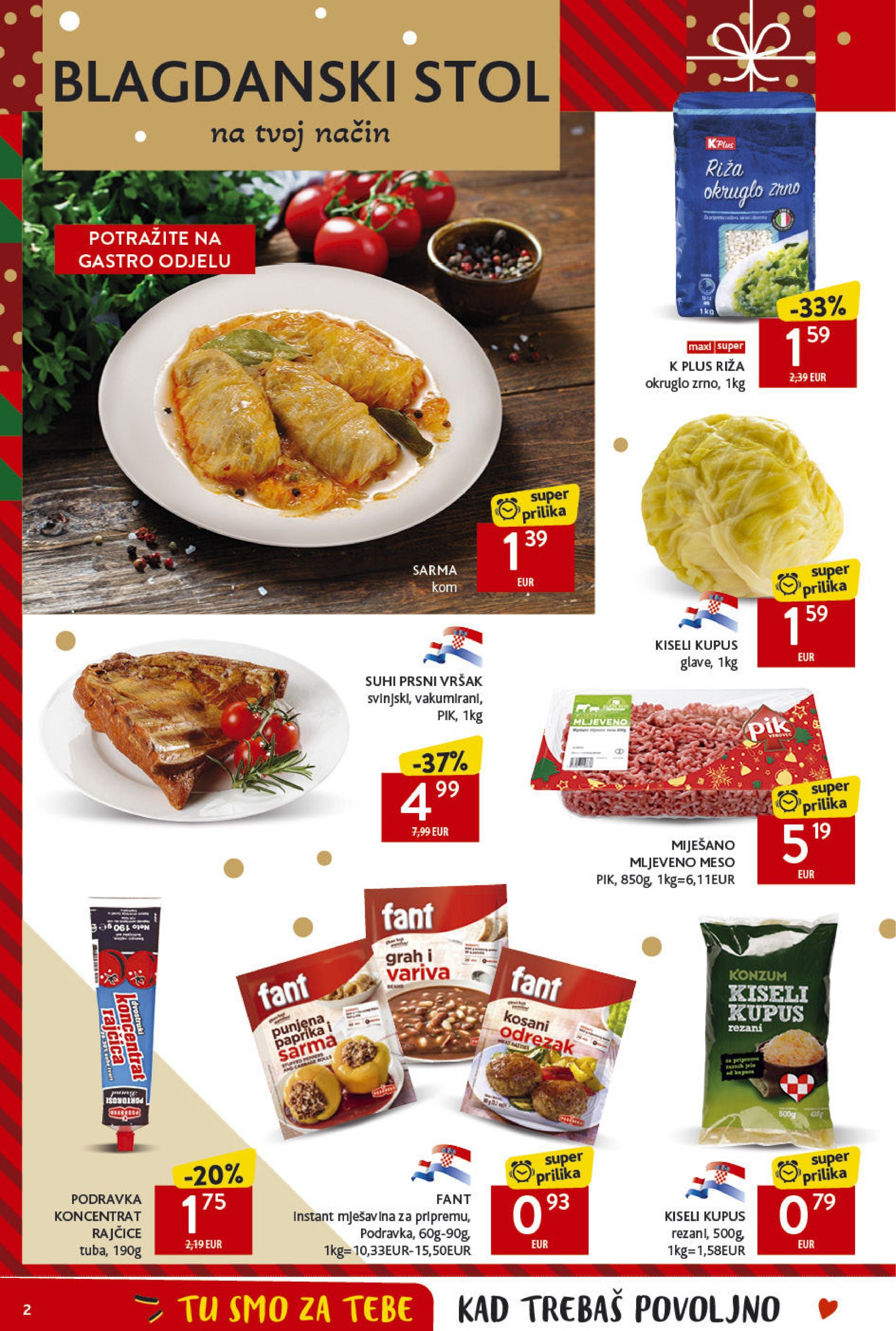 konzum - Konzum katalog vrijedi od 27.12. do 31.12. - page: 2