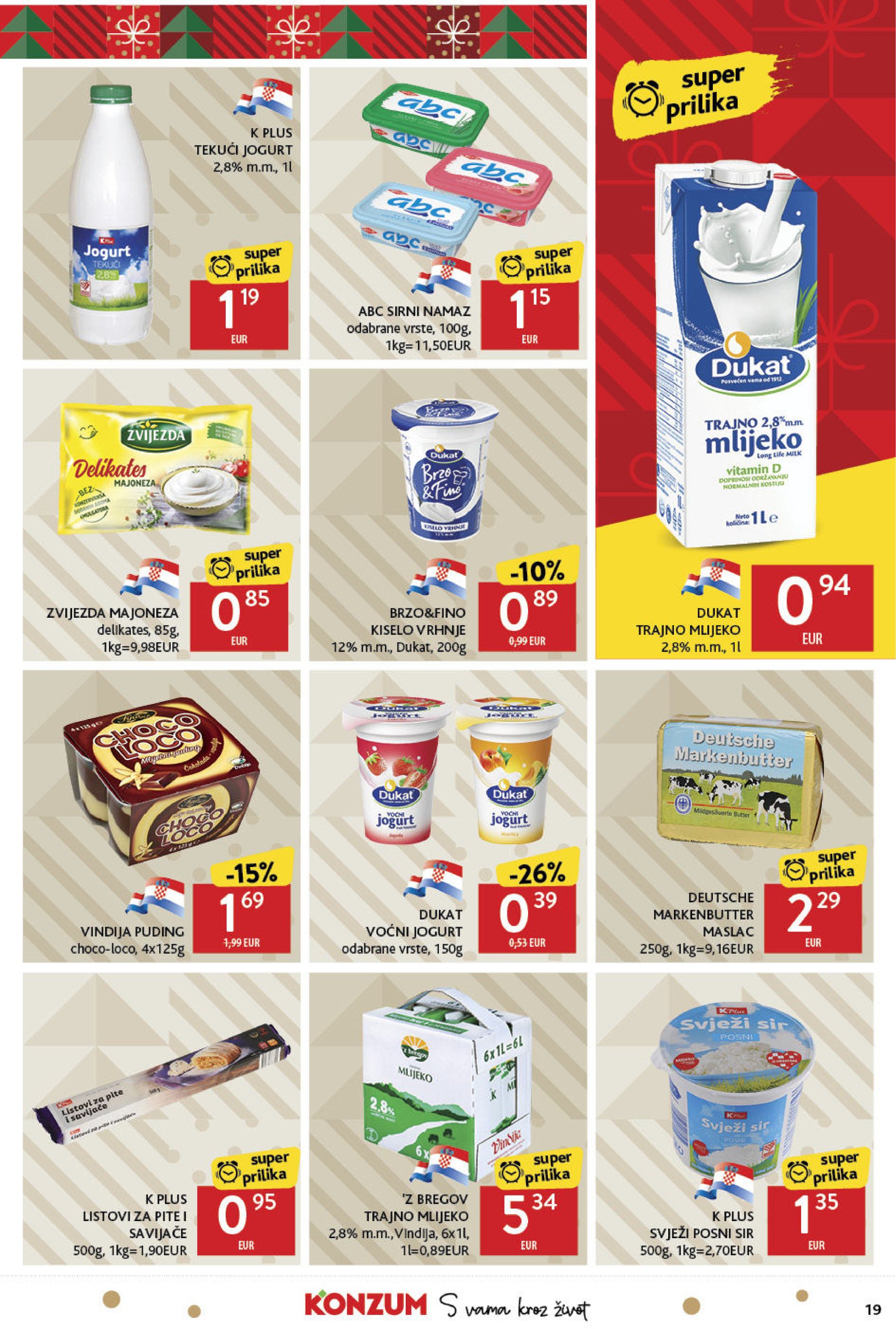 konzum - Konzum katalog vrijedi od 27.12. do 31.12. - page: 19