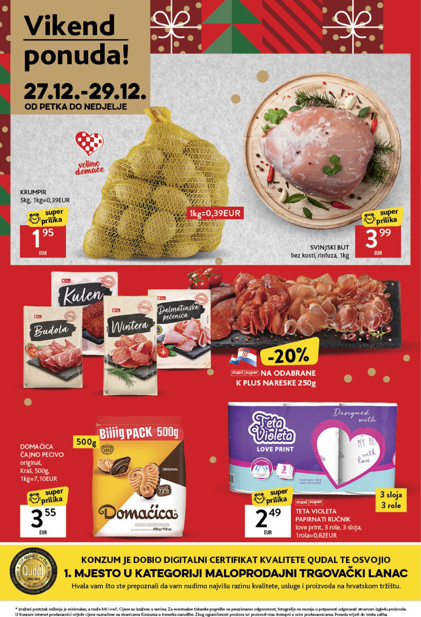 konzum - Konzum katalog vrijedi od 27.12. do 31.12. - page: 26