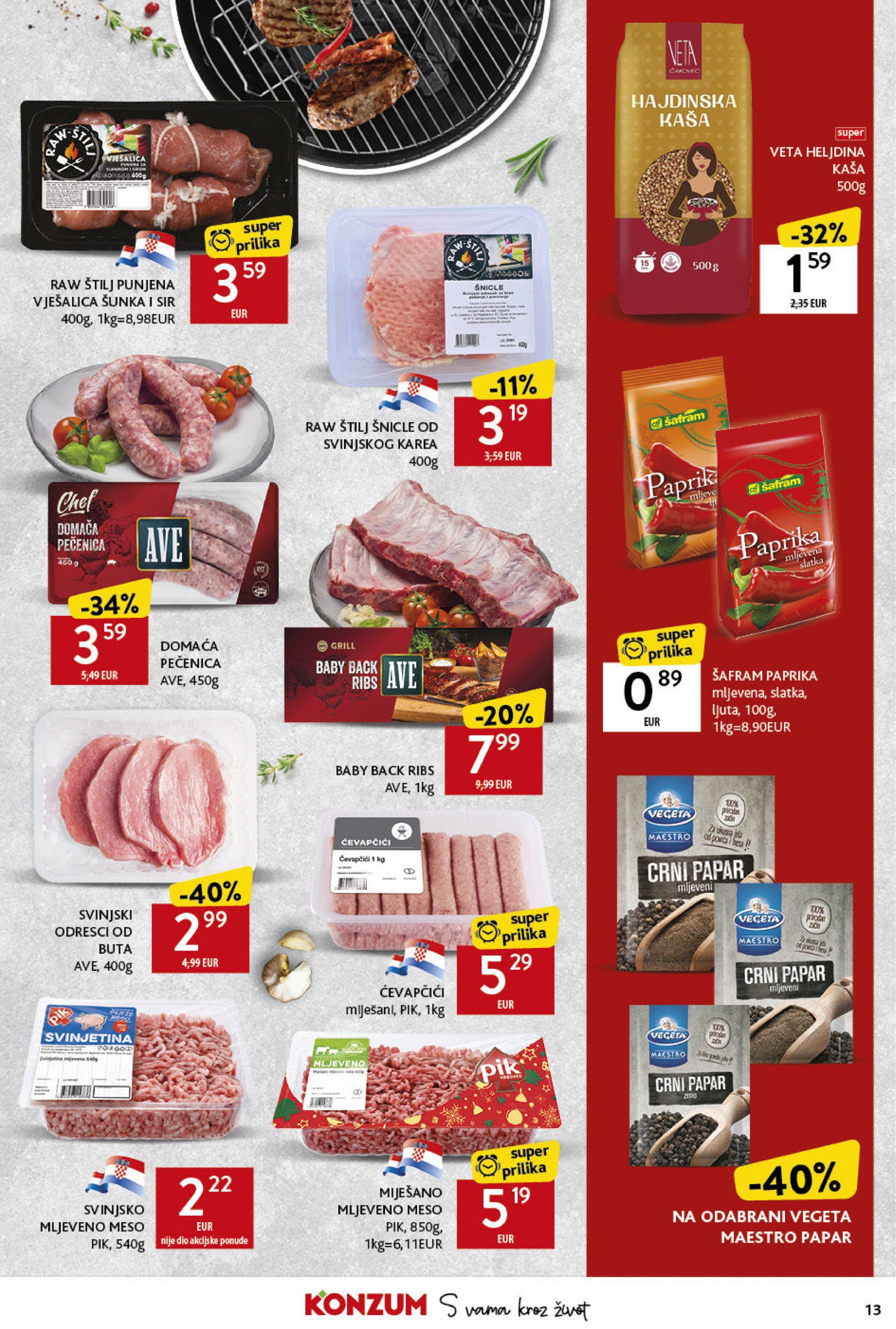 konzum - Konzum katalog vrijedi od 02.01. do 08.01. - page: 13