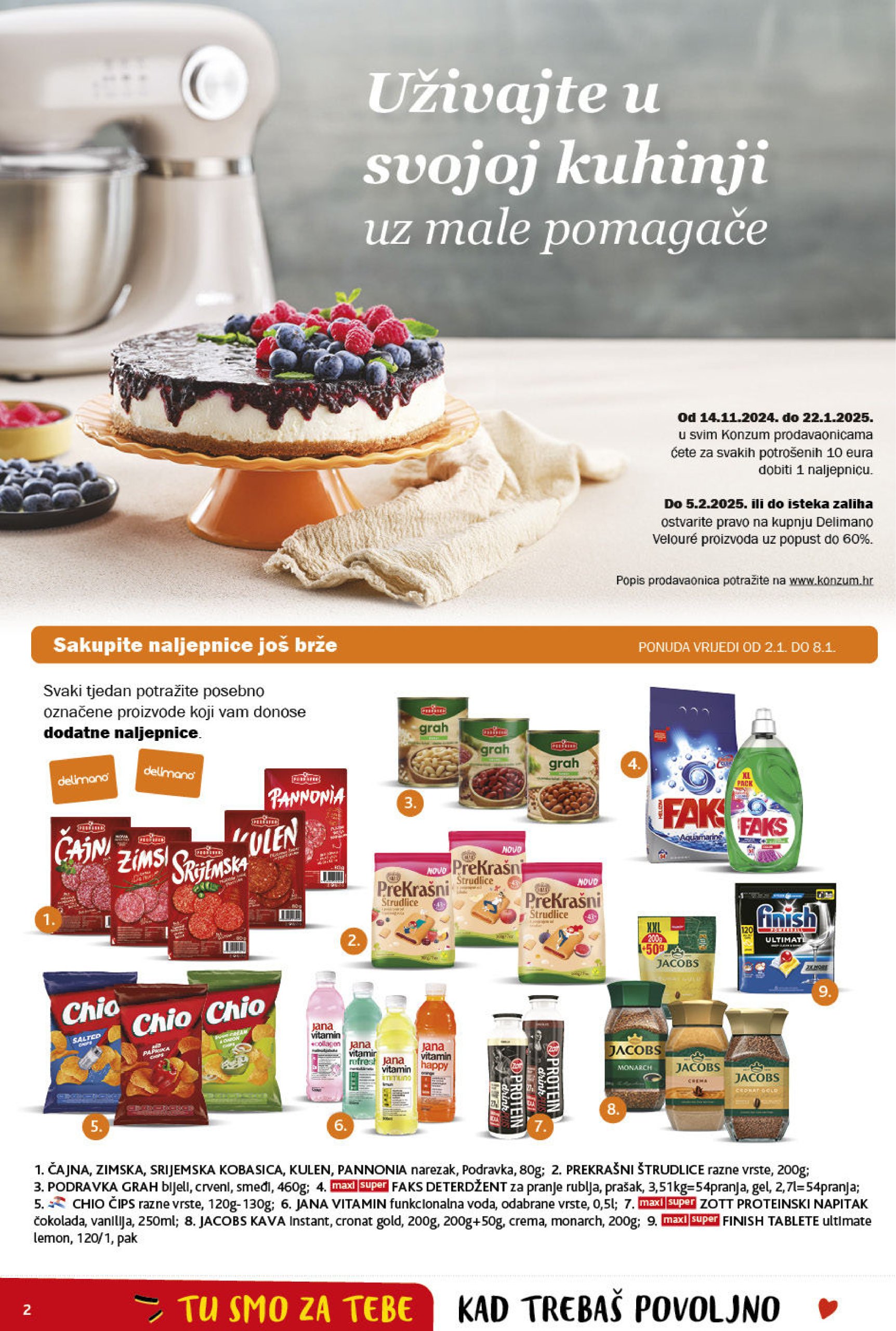 konzum - Konzum katalog vrijedi od 02.01. do 08.01. - page: 2