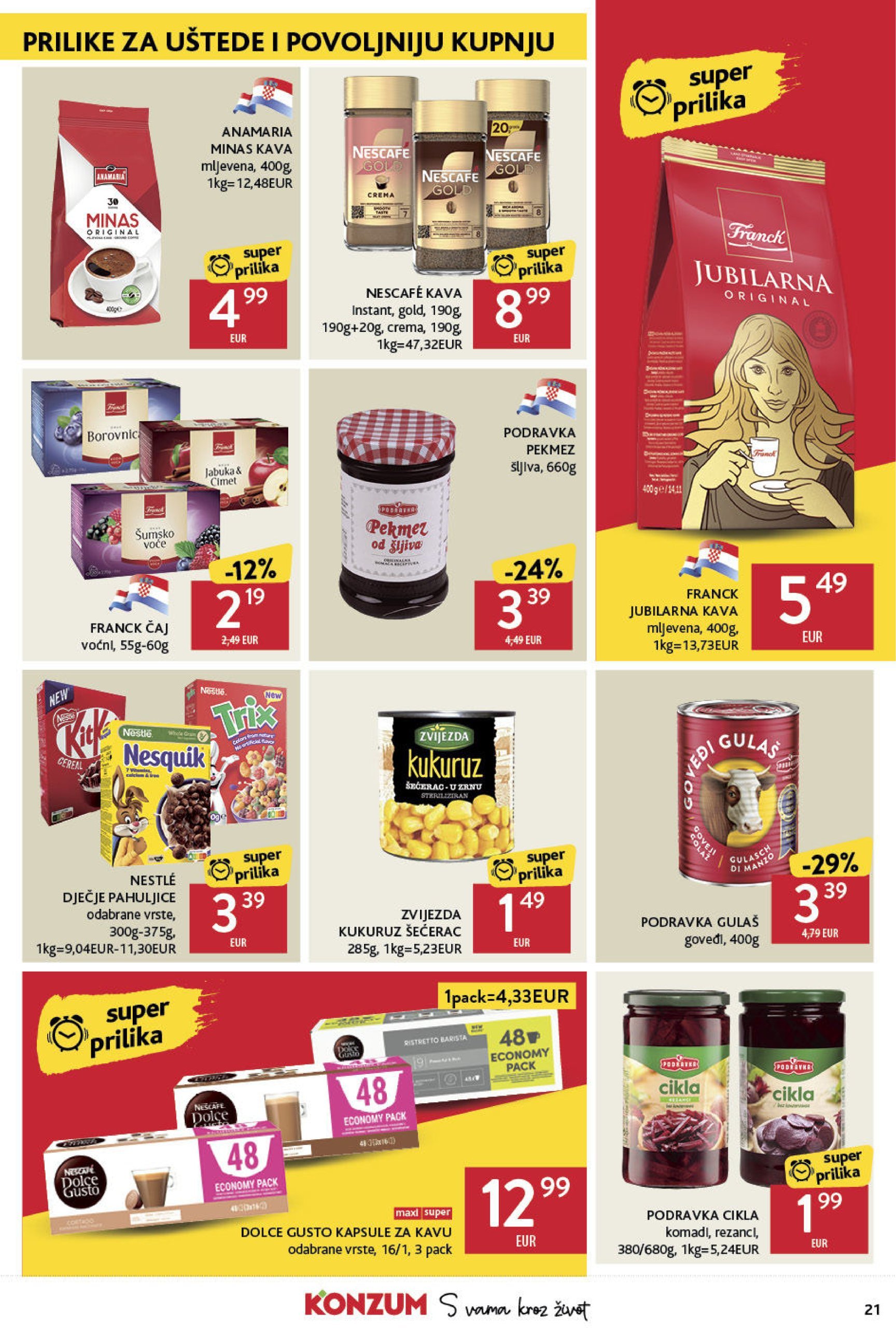 konzum - Konzum katalog vrijedi od 09.01. do 15.01. - page: 21