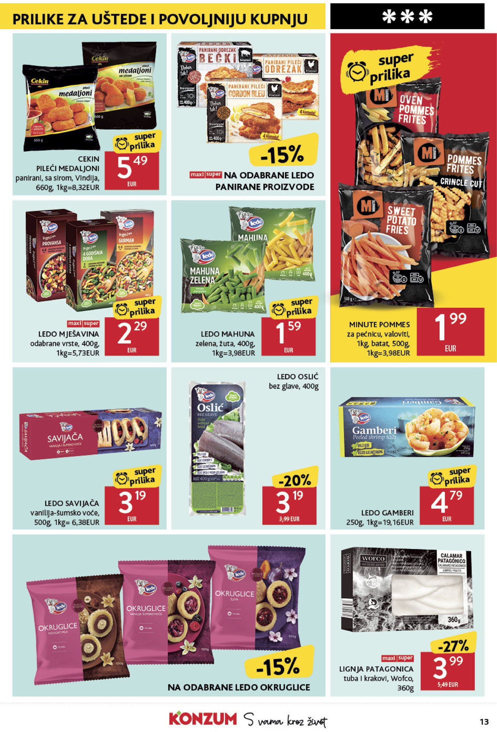 konzum - Konzum katalog vrijedi od 09.01. do 15.01. - page: 13