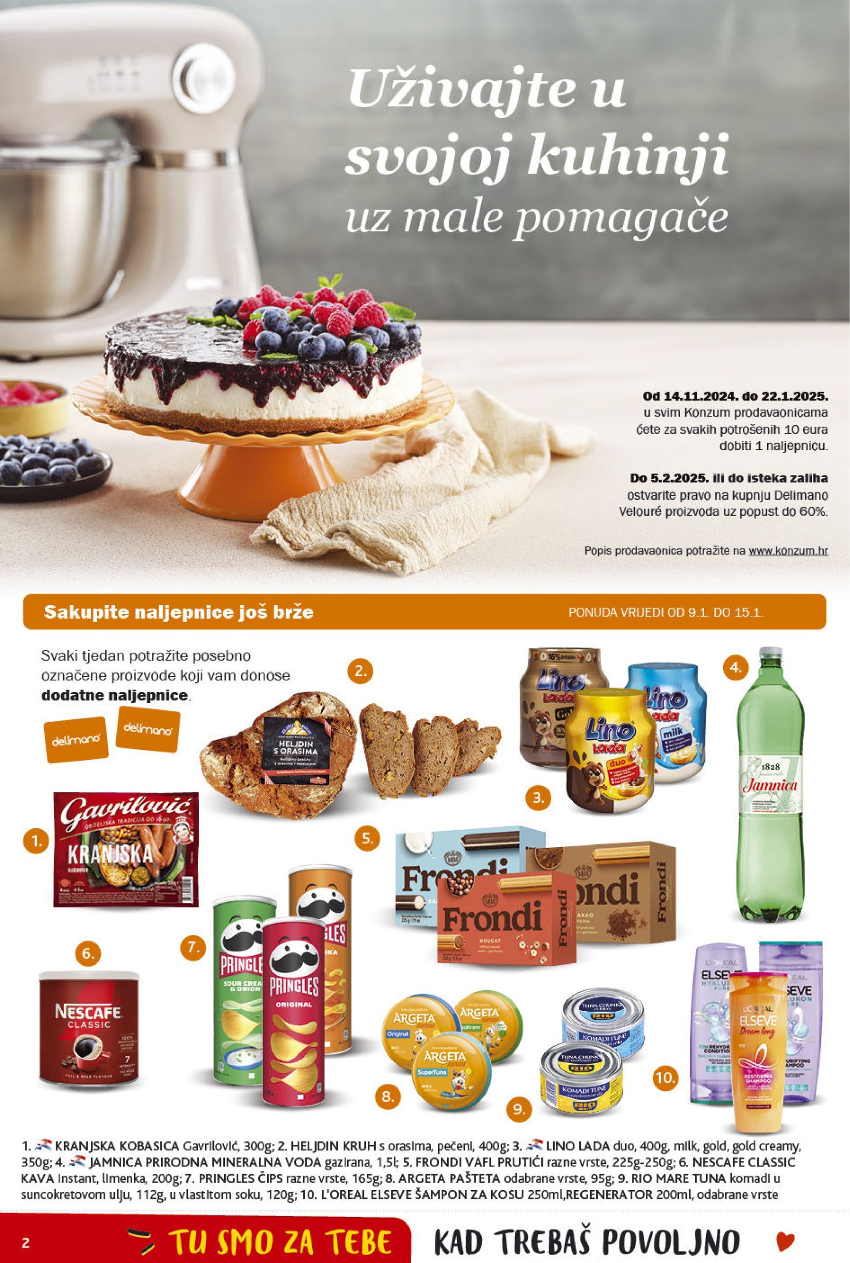 konzum - Konzum katalog vrijedi od 09.01. do 15.01. - page: 2