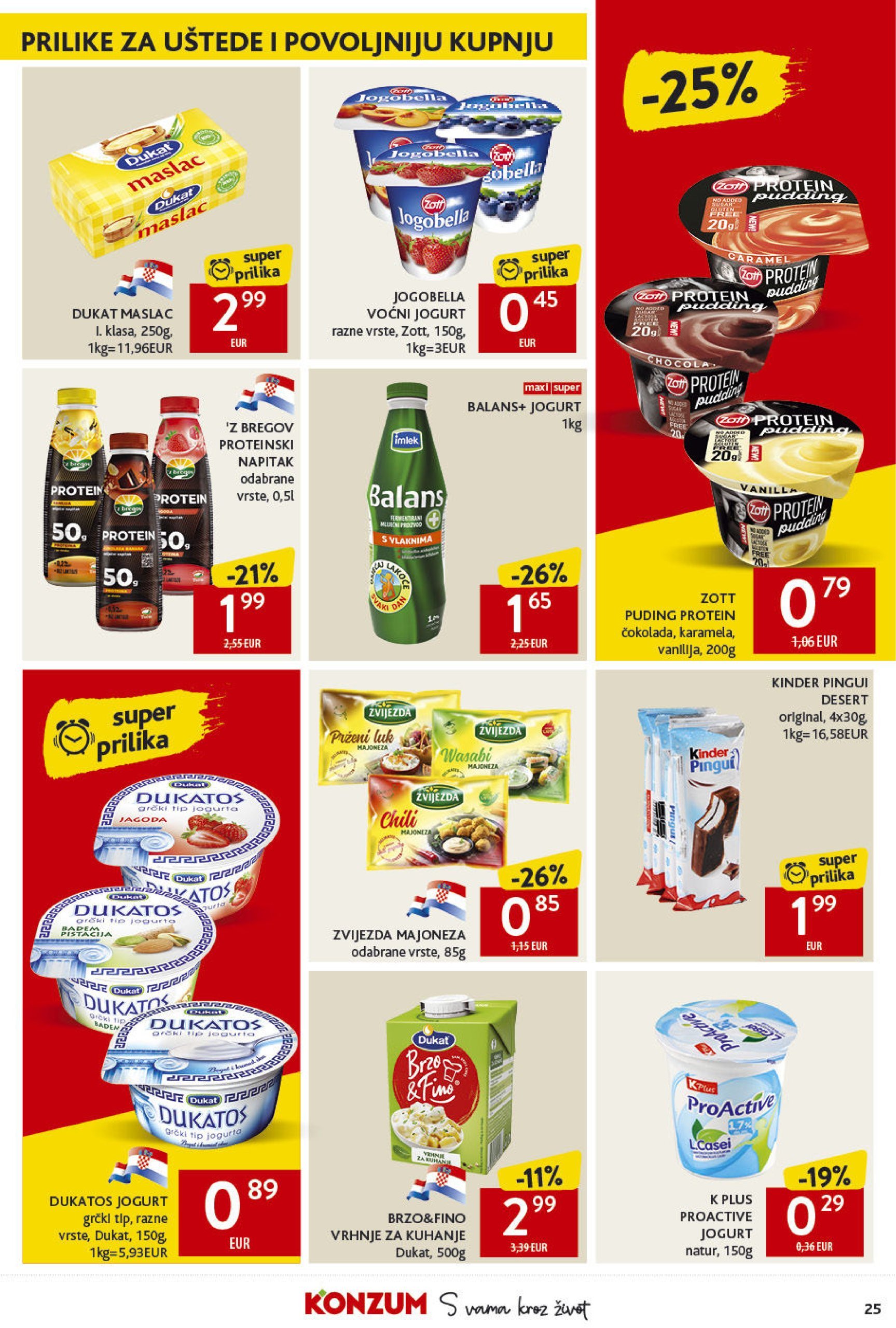 konzum - Konzum katalog vrijedi od 16.01. do 22.01. - page: 25