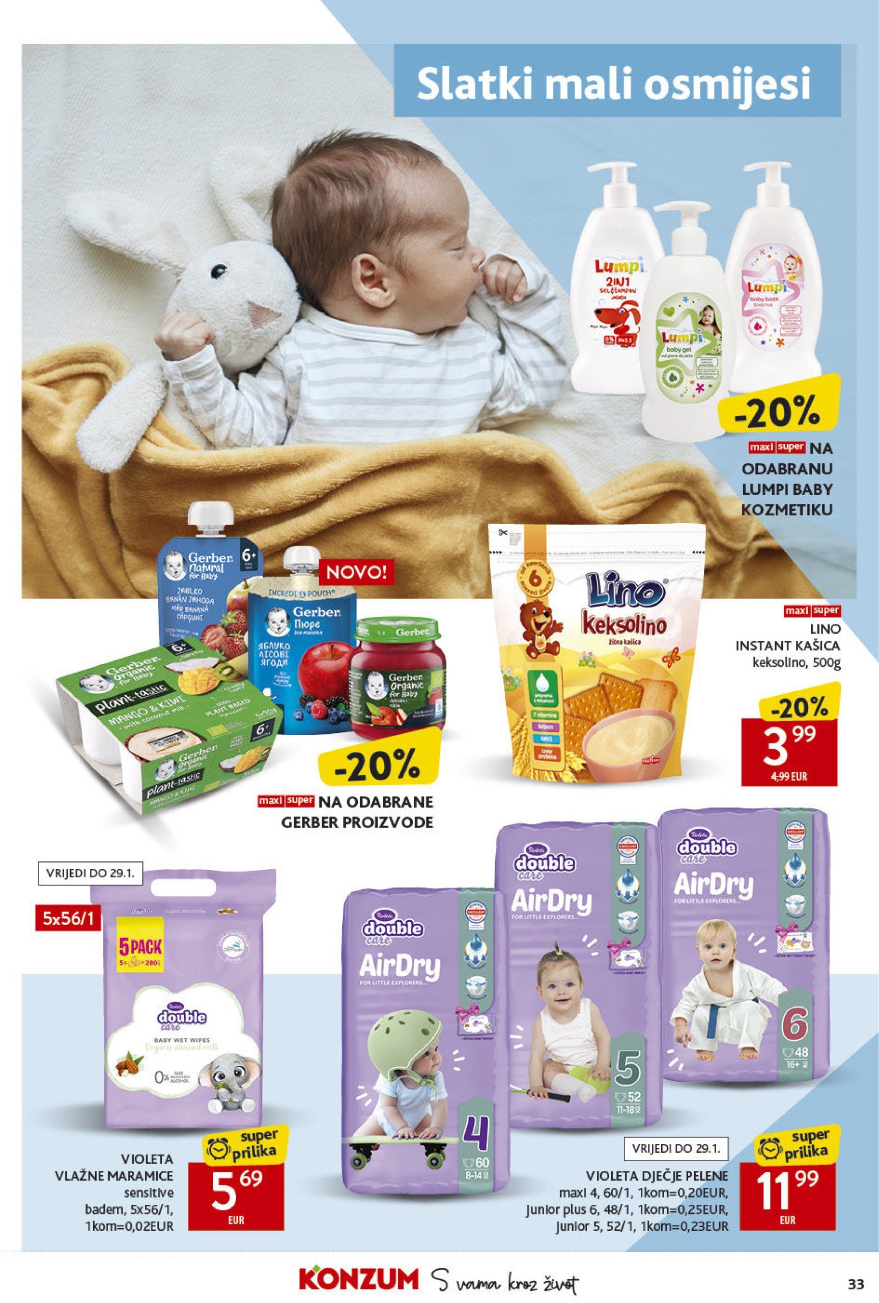 konzum - Konzum katalog vrijedi od 16.01. do 22.01. - page: 33