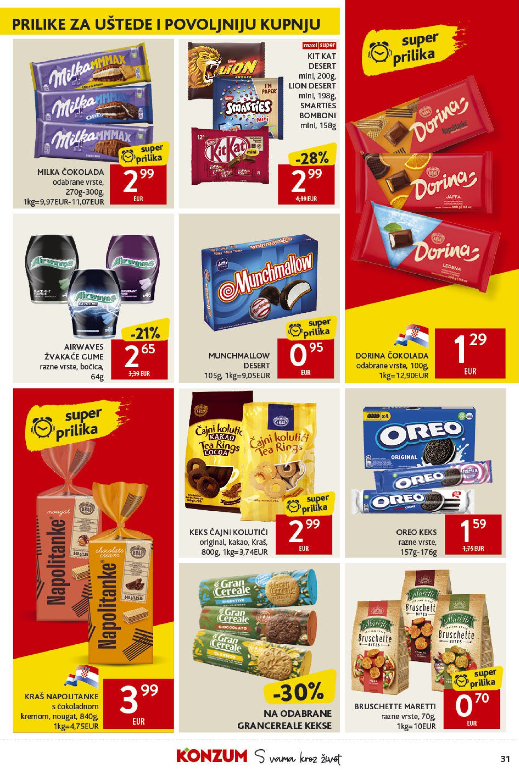 konzum - Konzum katalog vrijedi od 16.01. do 22.01. - page: 31