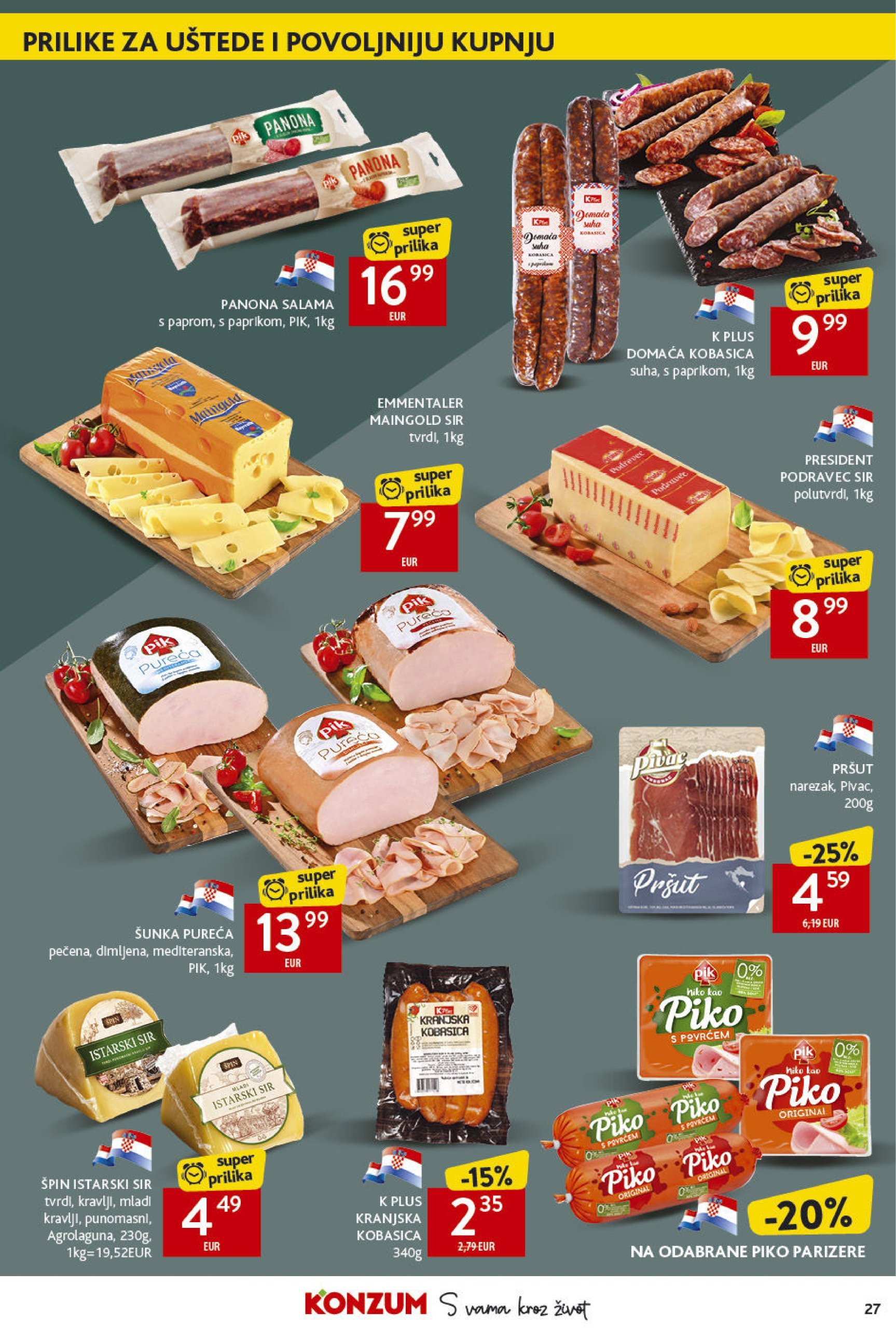 konzum - Konzum katalog vrijedi od 16.01. do 22.01. - page: 27