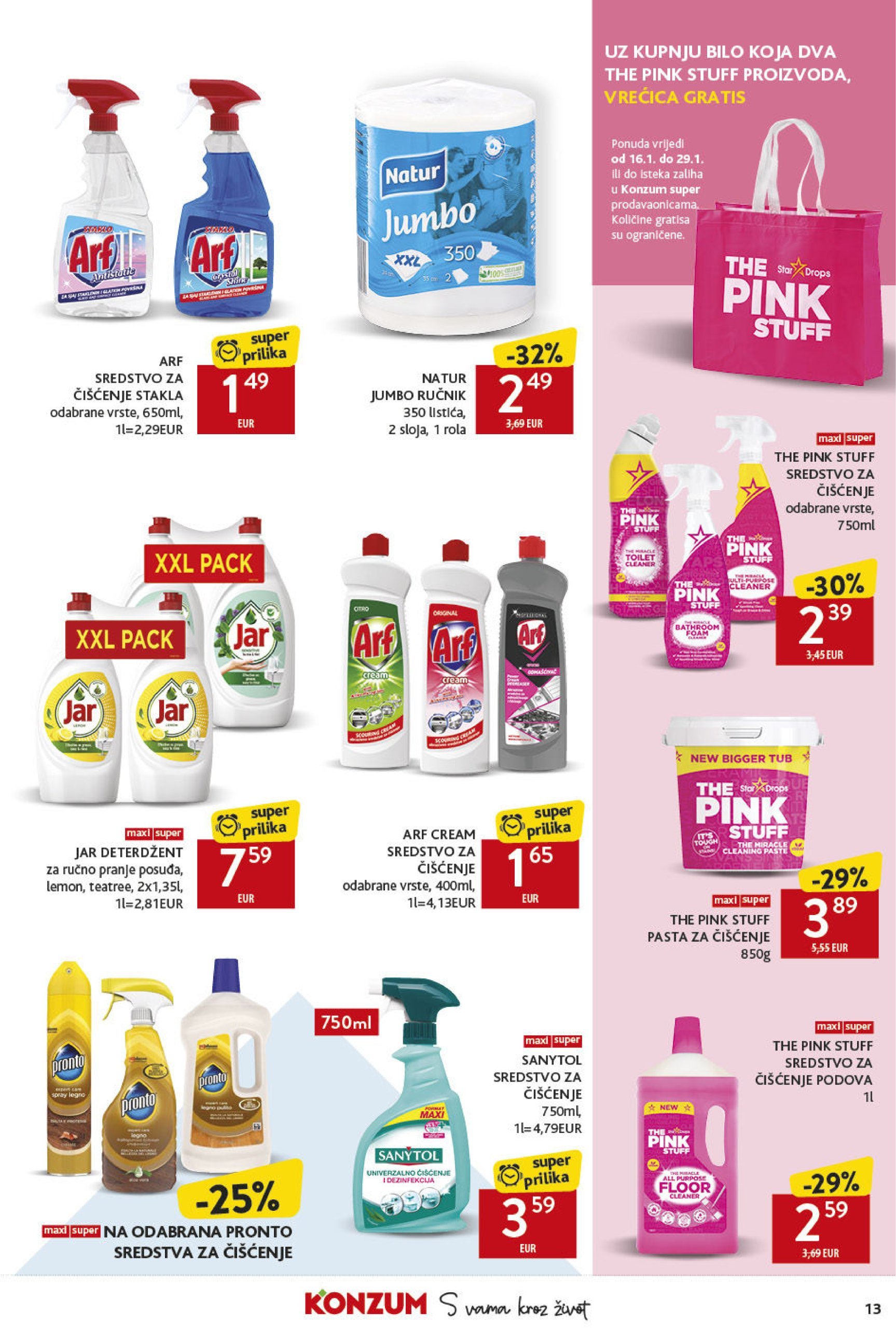 konzum - Konzum katalog vrijedi od 16.01. do 22.01. - page: 13