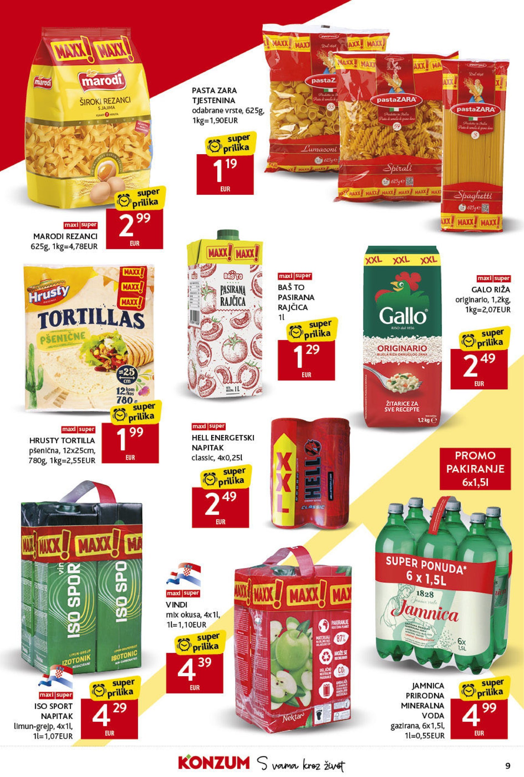 konzum - Konzum katalog vrijedi od 16.01. do 22.01. - page: 9