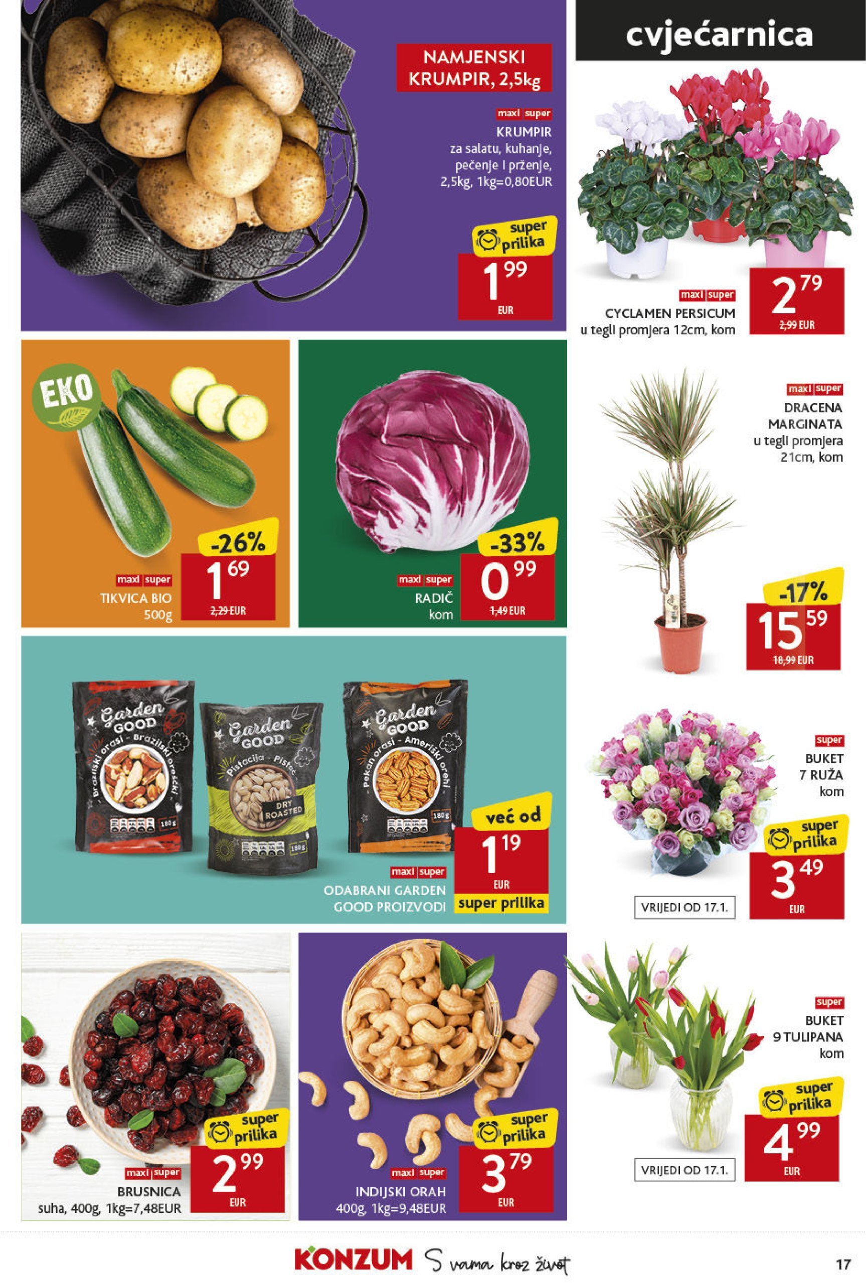 konzum - Konzum katalog vrijedi od 16.01. do 22.01. - page: 17