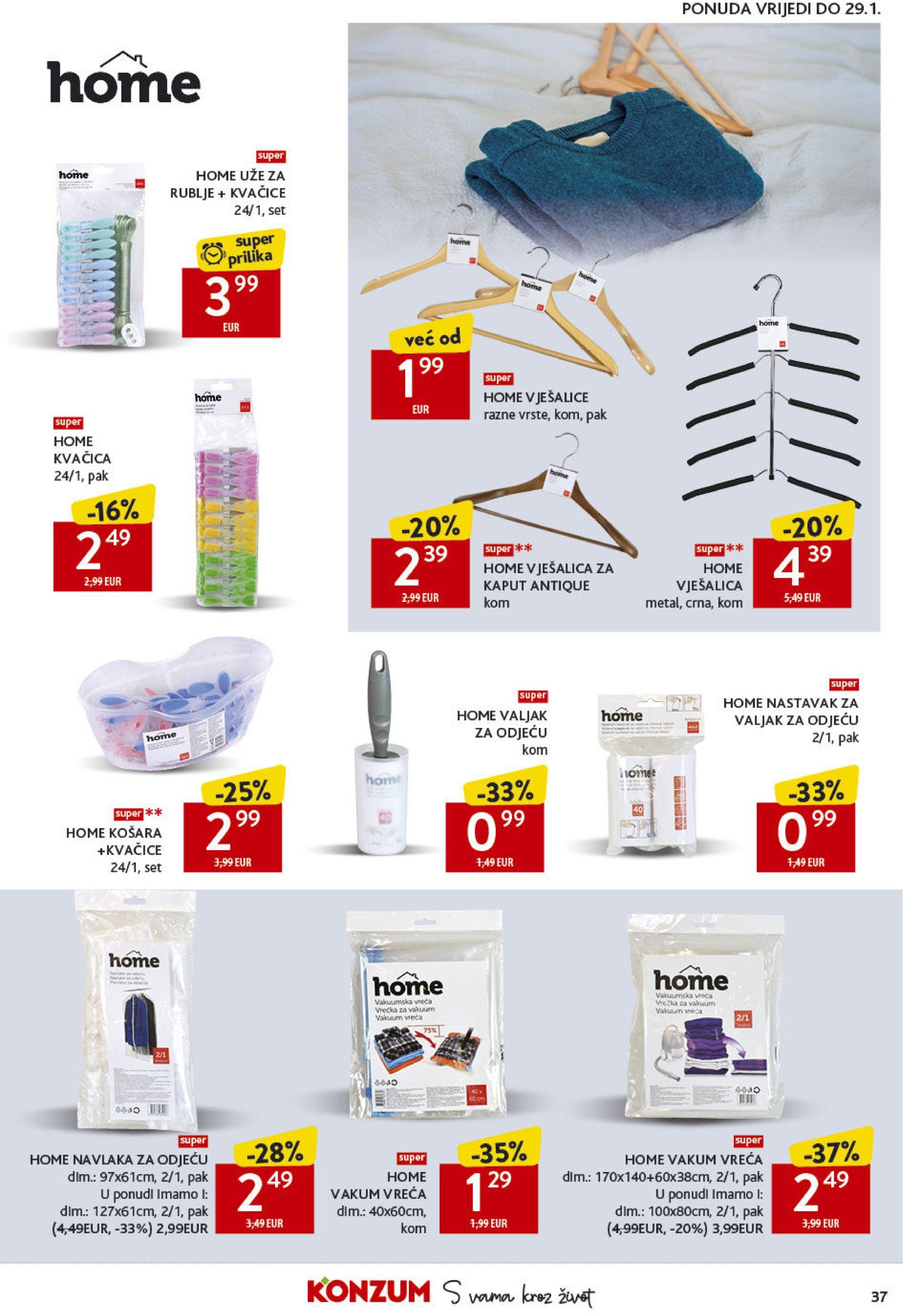 konzum - Konzum katalog vrijedi od 16.01. do 22.01. - page: 37