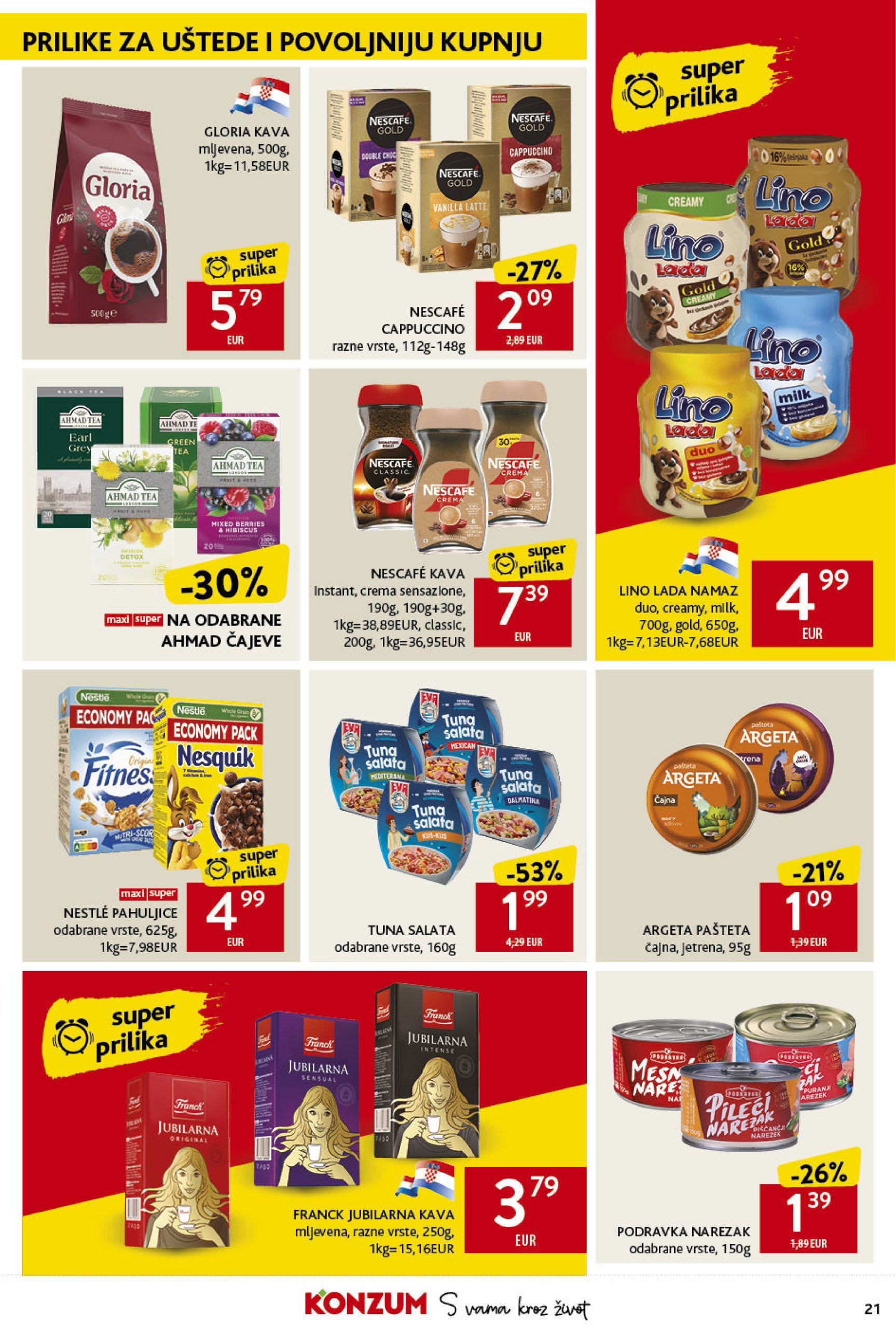 konzum - Konzum katalog vrijedi od 23.01. do 29.01. - page: 21