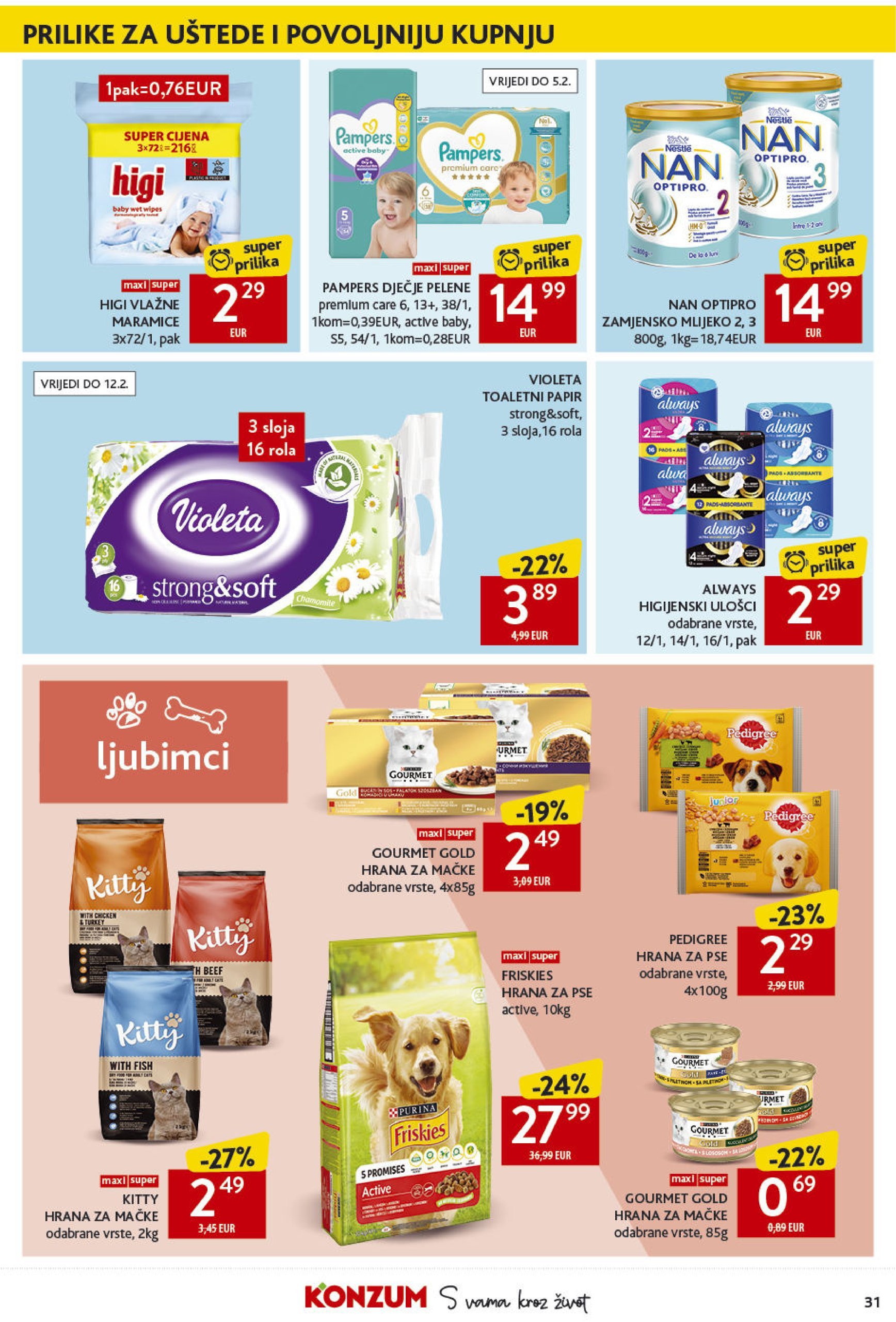 konzum - Konzum katalog vrijedi od 23.01. do 29.01. - page: 31