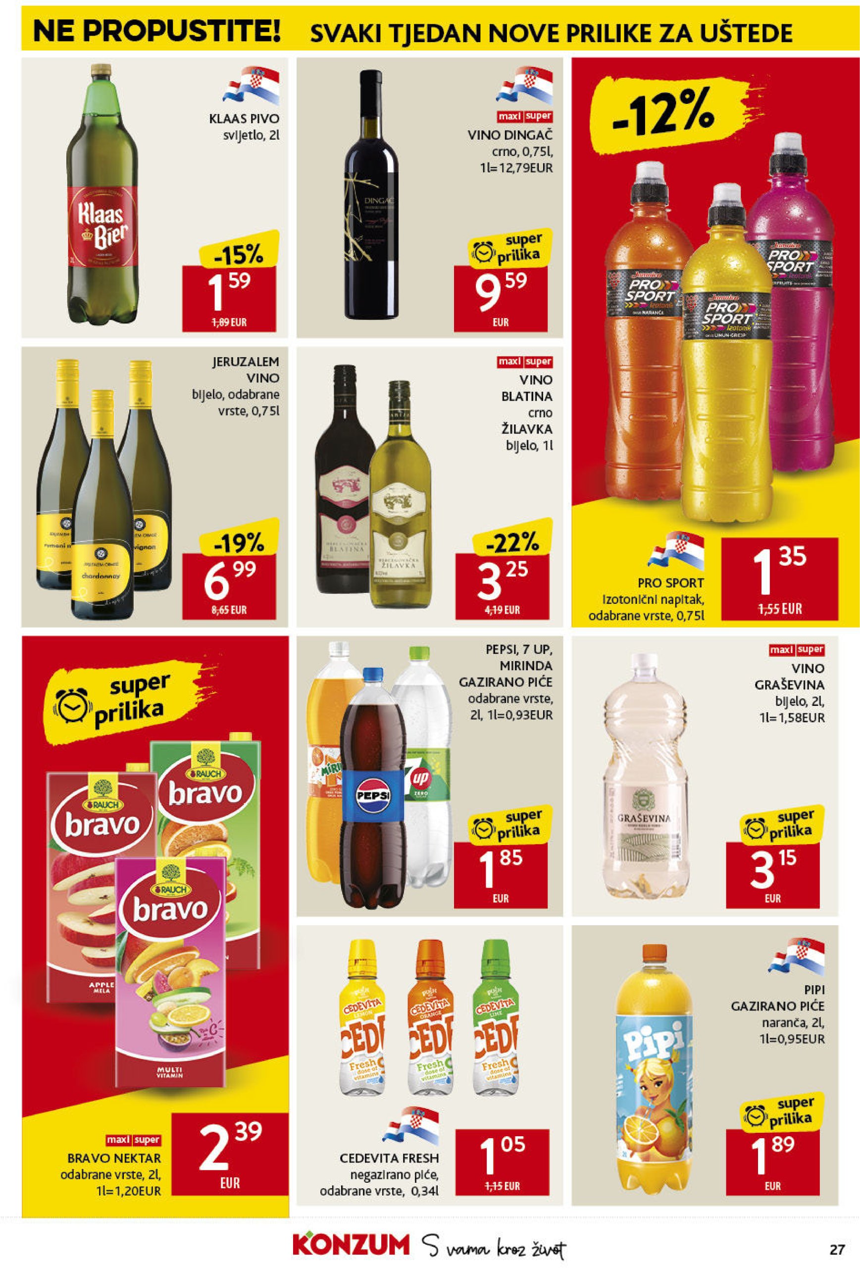 konzum - Konzum katalog vrijedi od 23.01. do 29.01. - page: 27