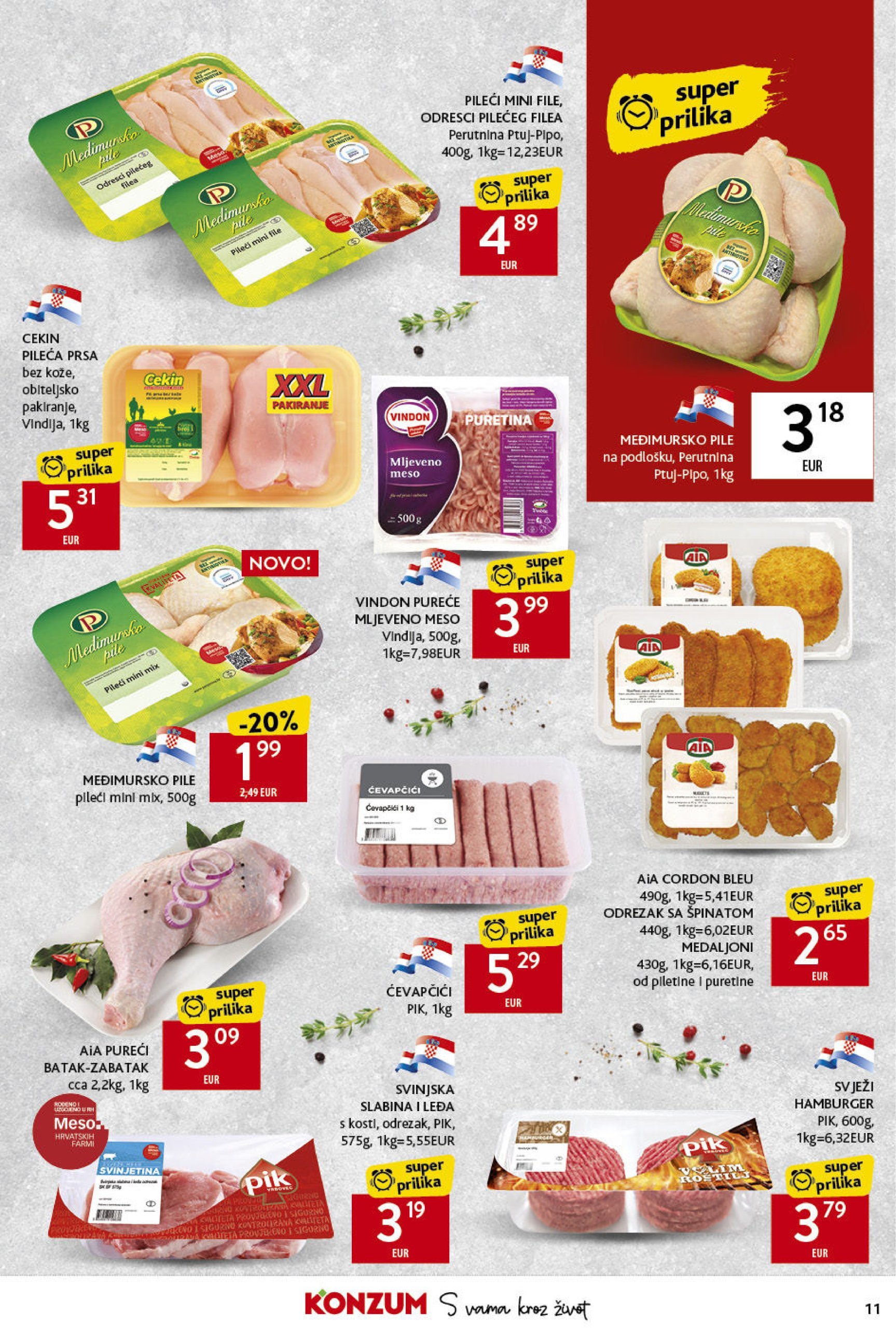 konzum - Konzum katalog vrijedi od 23.01. do 29.01. - page: 11