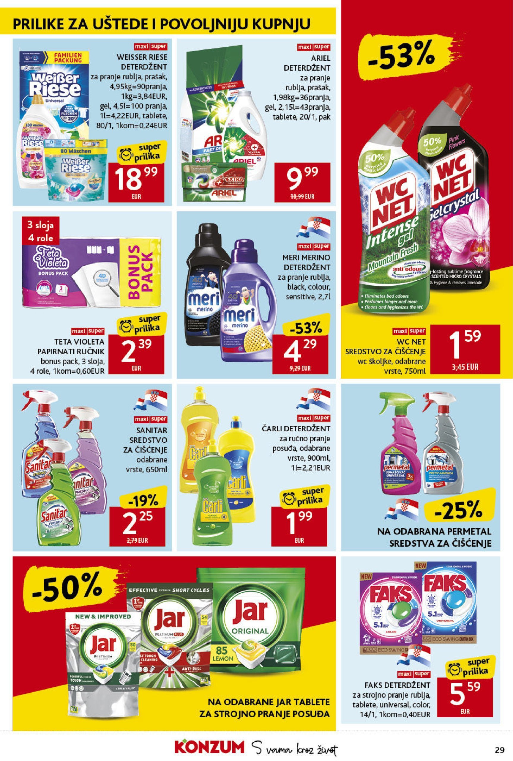 konzum - Konzum katalog vrijedi od 23.01. do 29.01. - page: 29