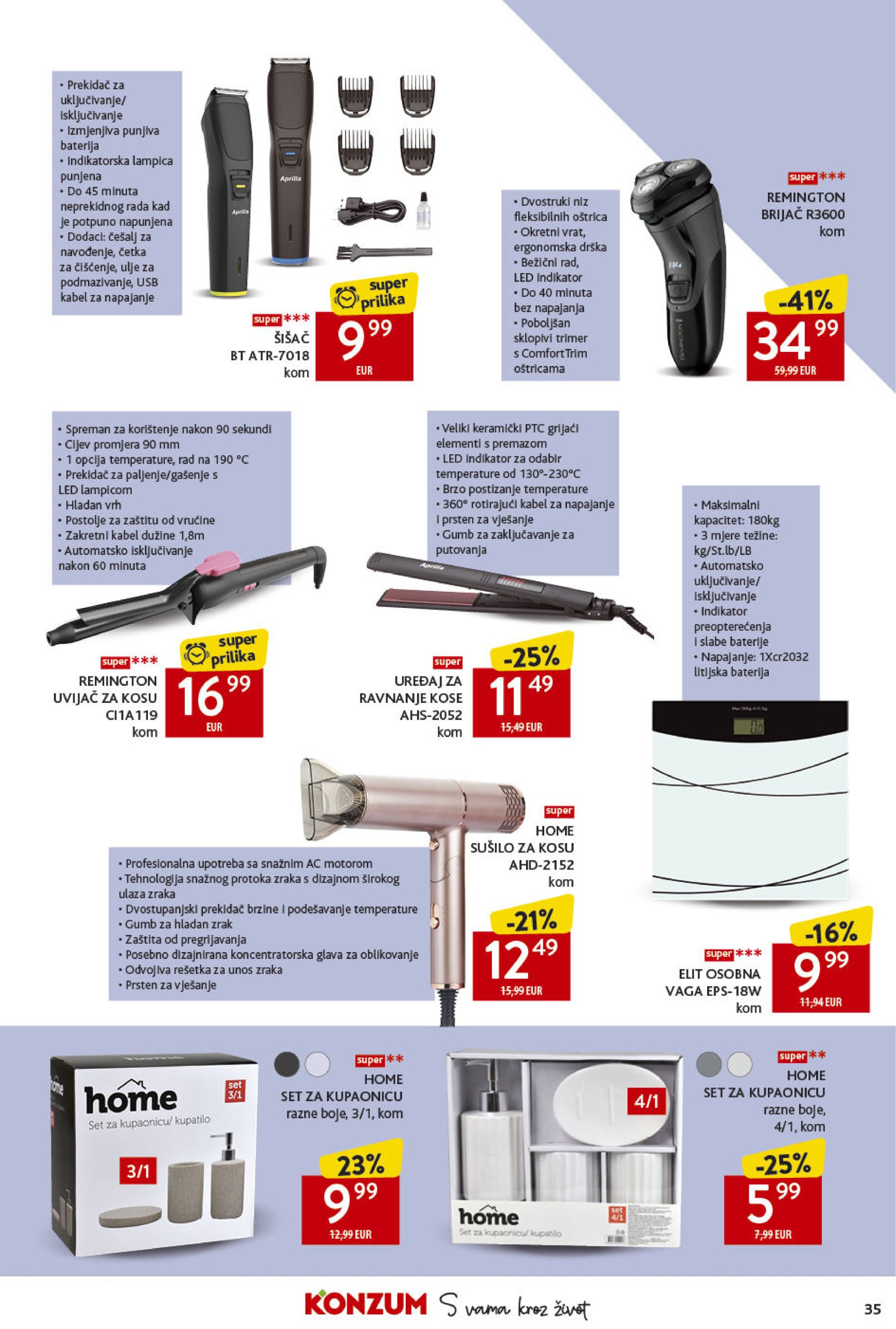 konzum - Konzum katalog vrijedi od 23.01. do 29.01. - page: 35