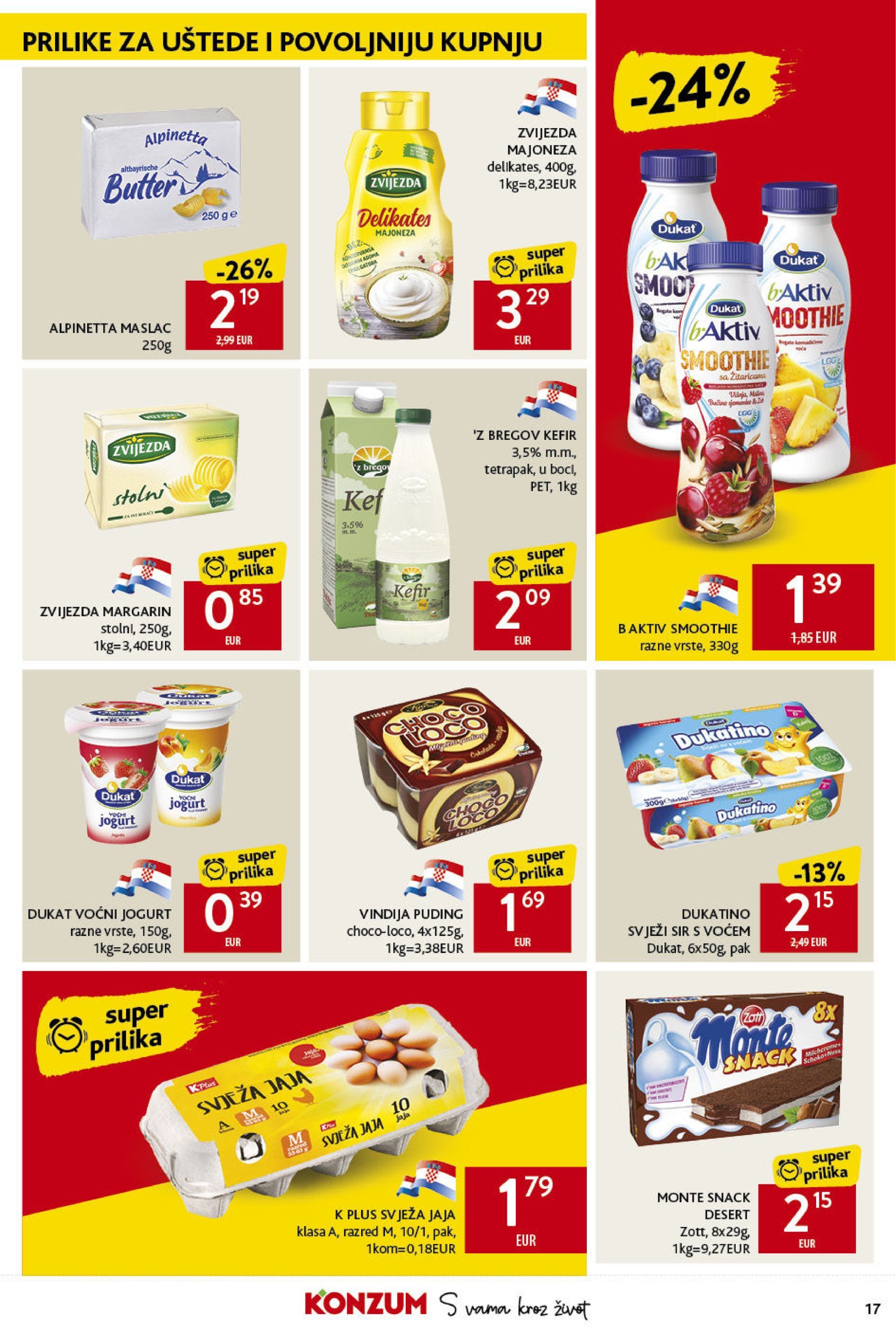 konzum - Konzum katalog vrijedi od 23.01. do 29.01. - page: 17