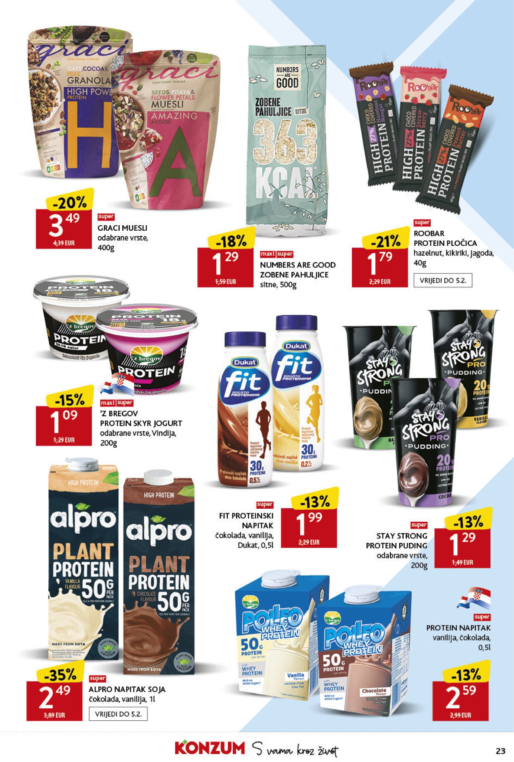 konzum - Konzum katalog vrijedi od 23.01. do 29.01. - page: 23