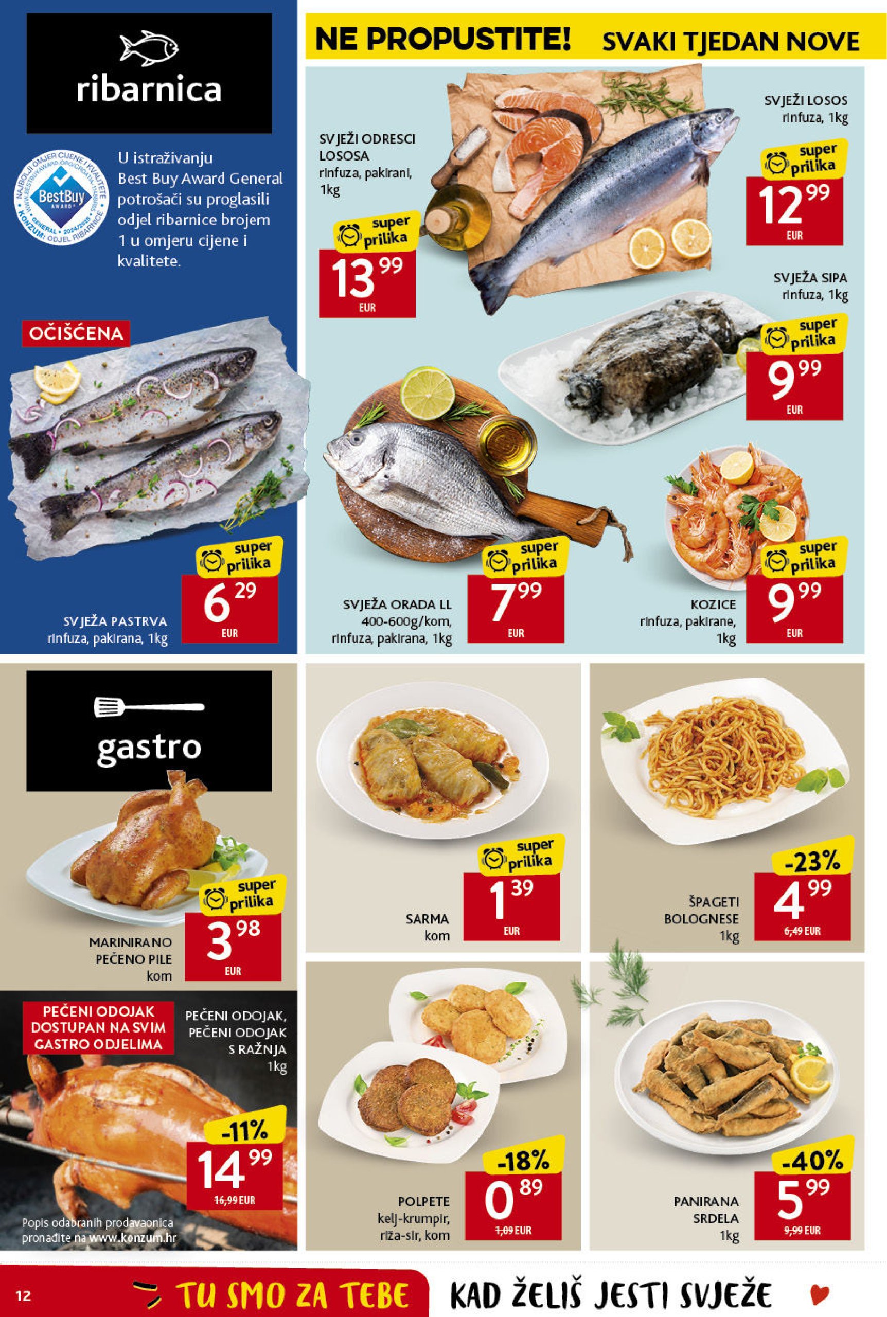 konzum - Konzum katalog vrijedi od 23.01. do 29.01. - page: 12