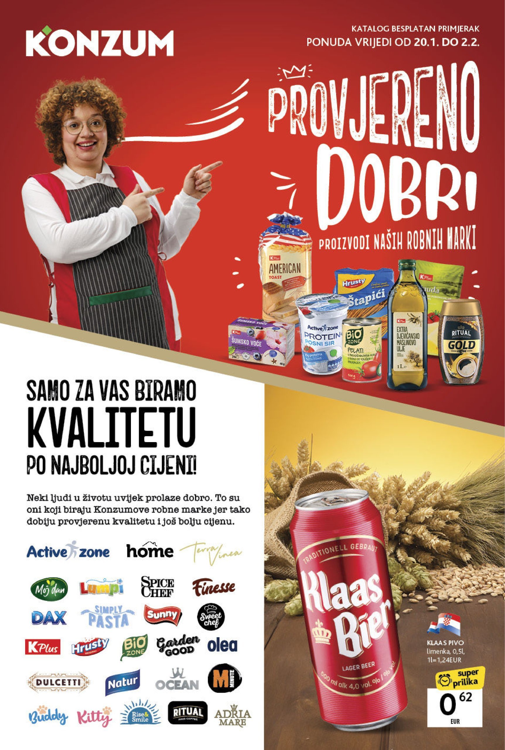 konzum - Konzum - Naše robne marke katalog vrijedi od 20.01. do 02.02.