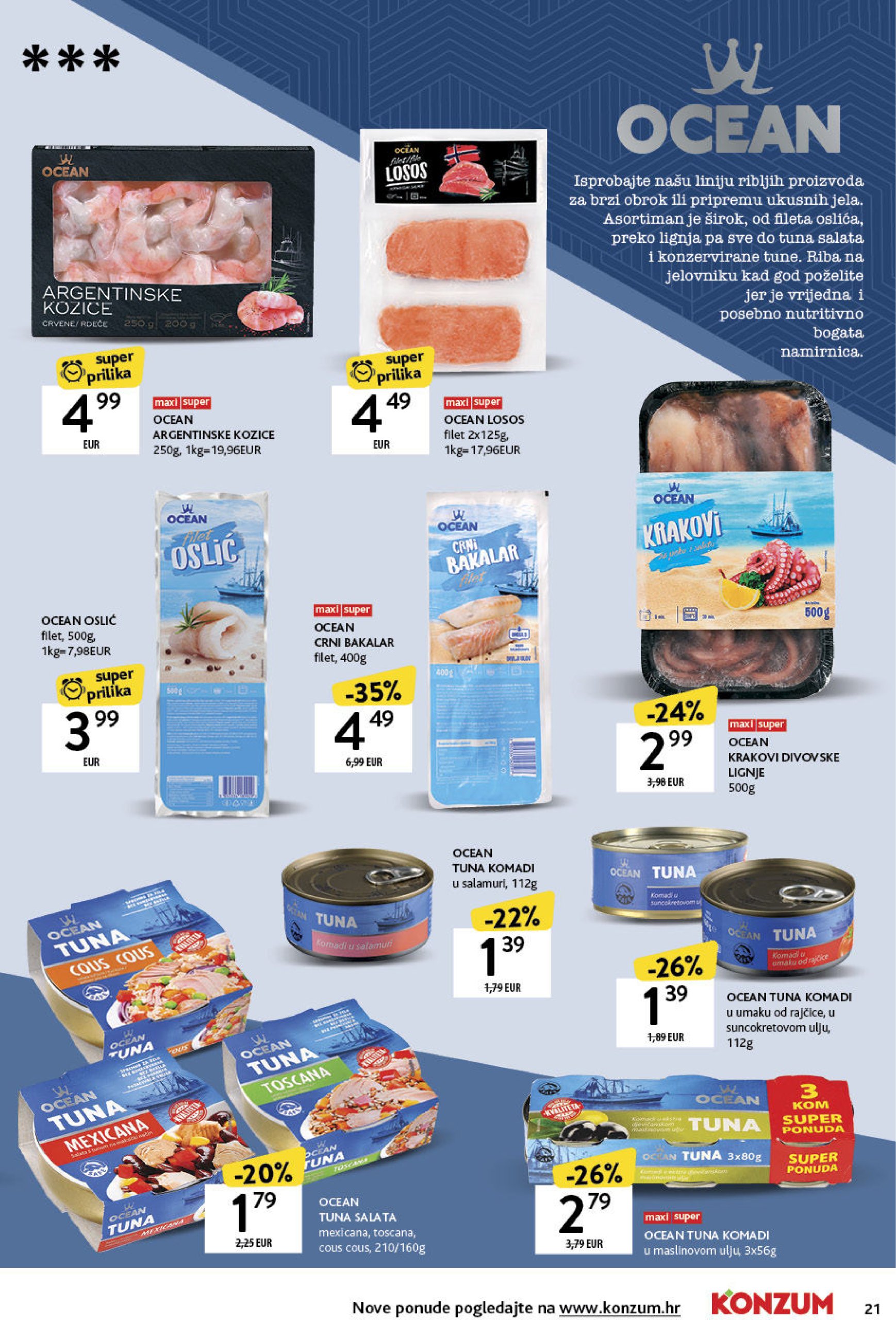 konzum - Konzum - Naše robne marke katalog vrijedi od 20.01. do 02.02. - page: 21