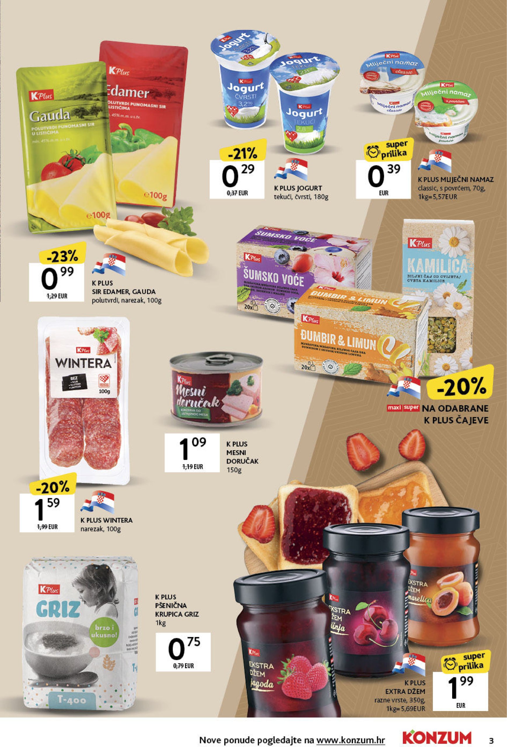 konzum - Konzum - Naše robne marke katalog vrijedi od 20.01. do 02.02. - page: 3