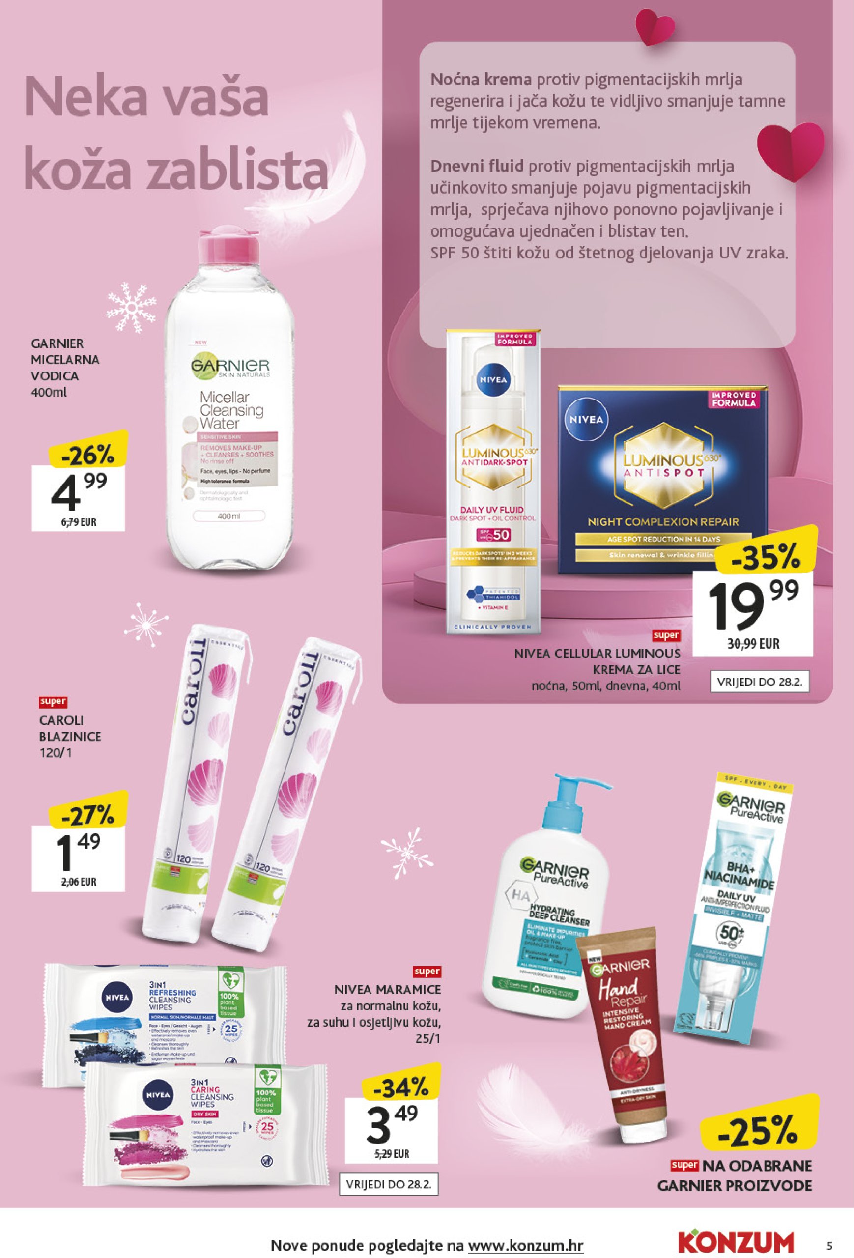 konzum - Konzum - Katalog ljepota i njega katalog vrijedi od 03.02. do 16.02. - page: 5