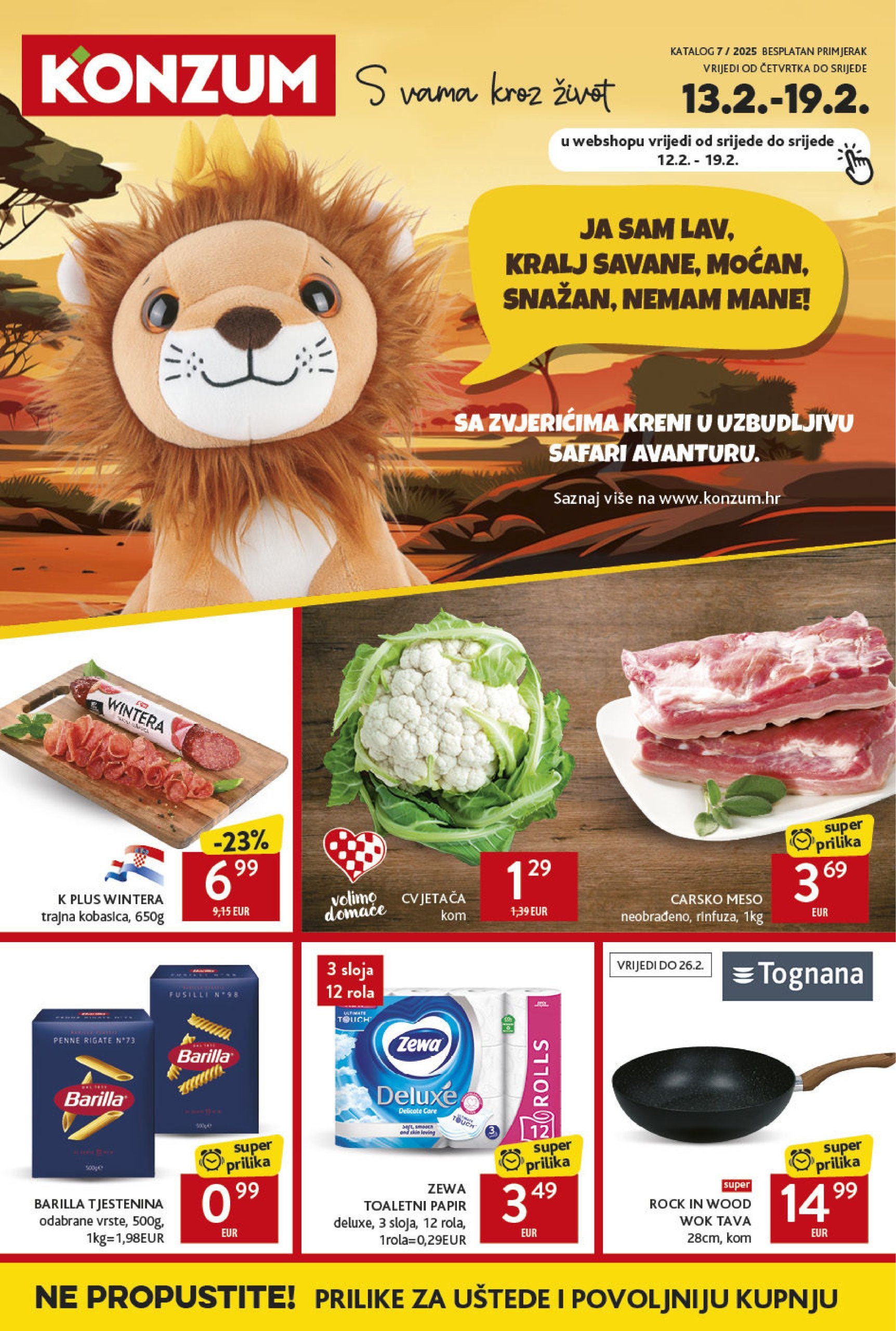 konzum - Konzum katalog vrijedi od 13.02. do 19.02.