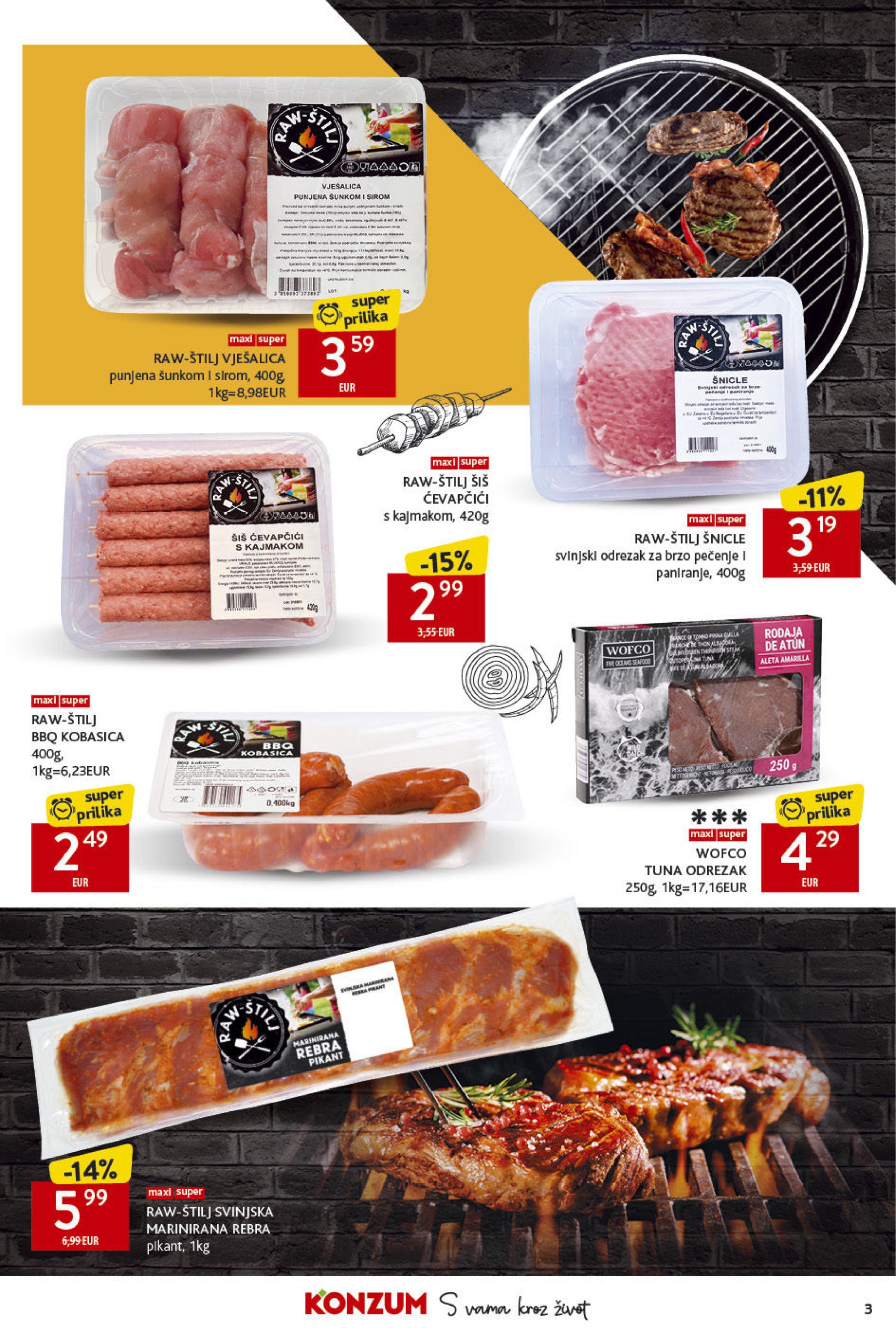 konzum - Konzum katalog vrijedi od 24.04. do 30.04. - page: 3 konzum - Konzum katalog vrijedi od 24.04. do 30.04. - page: 3
