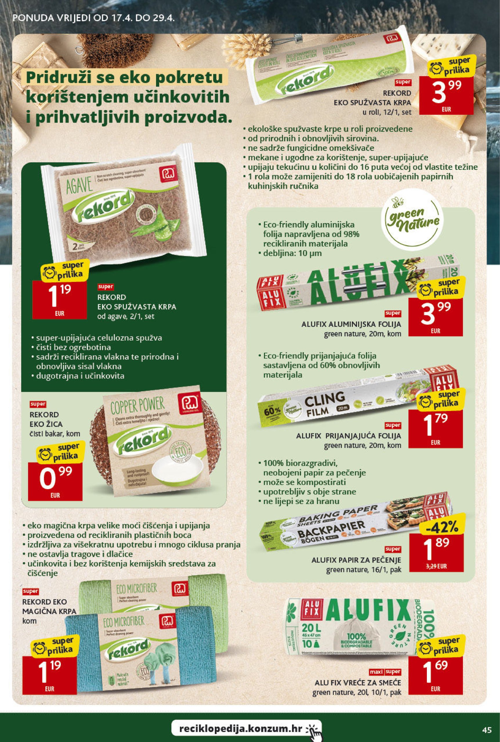 konzum - Konzum katalog vrijedi od 24.04. do 30.04. - page: 45 konzum - Konzum katalog vrijedi od 24.04. do 30.04. - page: 45