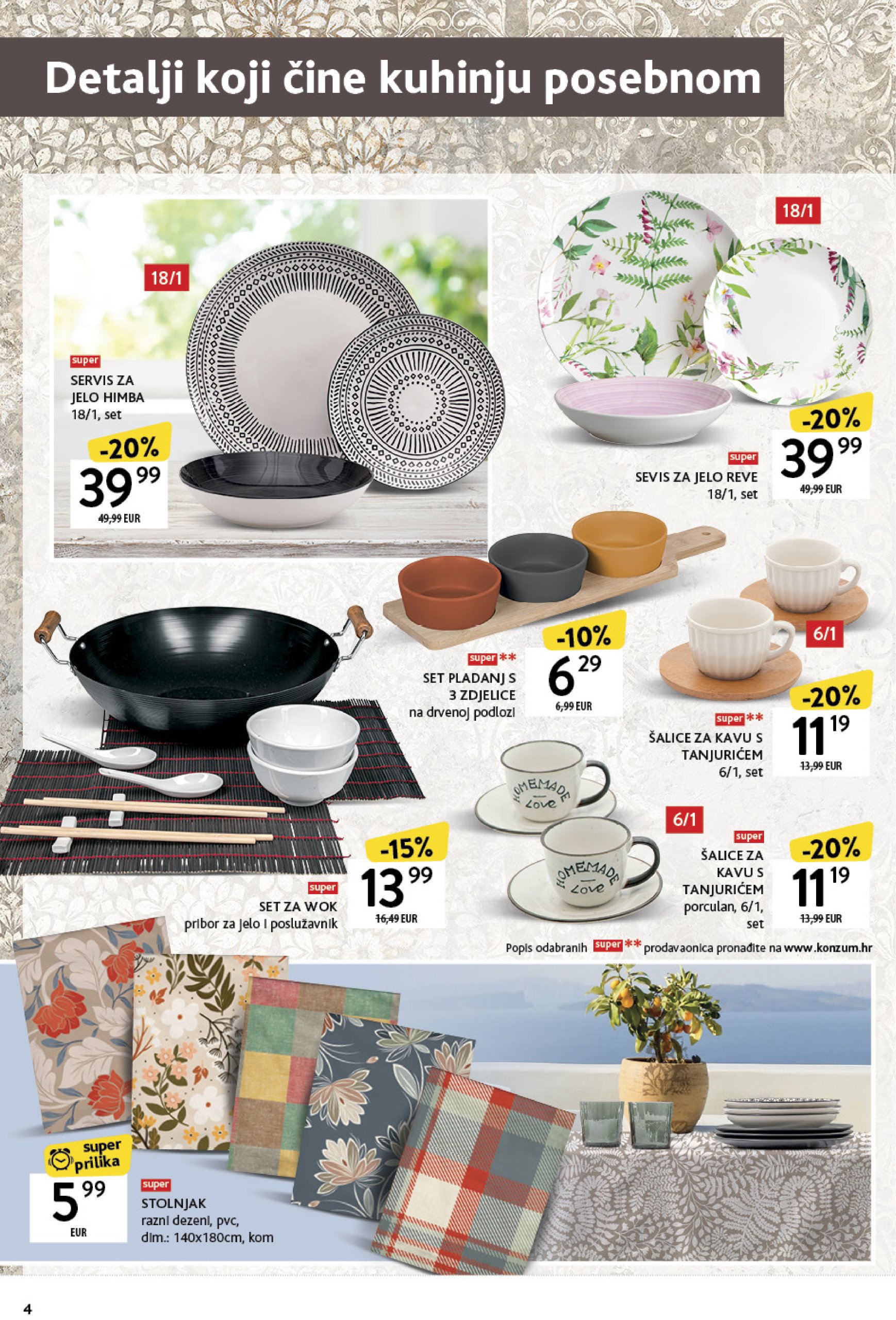 konzum - Konzum - Katalog uređenje doma katalog vrijedi od 28.04. do 01.06. - page: 4