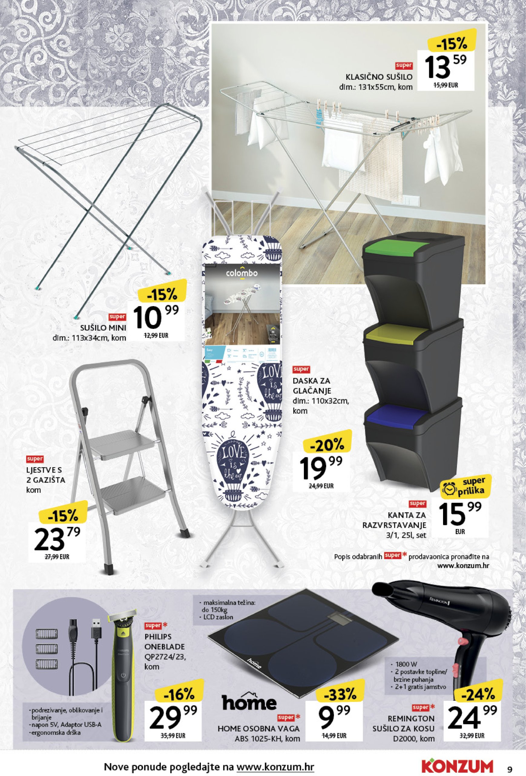 konzum - Konzum - Katalog uređenje doma katalog vrijedi od 28.04. do 01.06. - page: 9