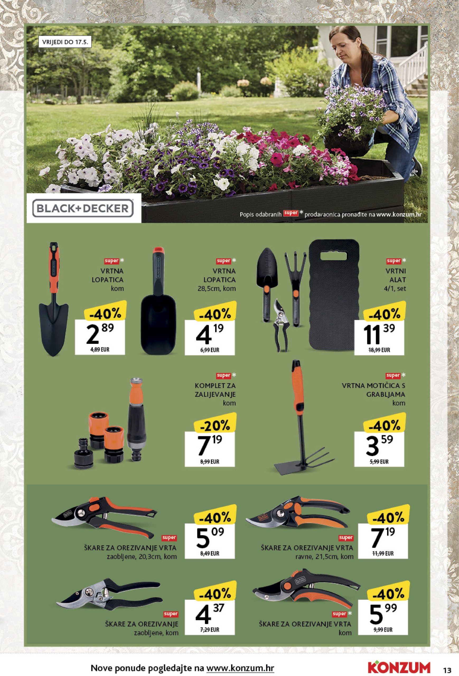 konzum - Konzum - Katalog uređenje doma katalog vrijedi od 28.04. do 01.06. - page: 13