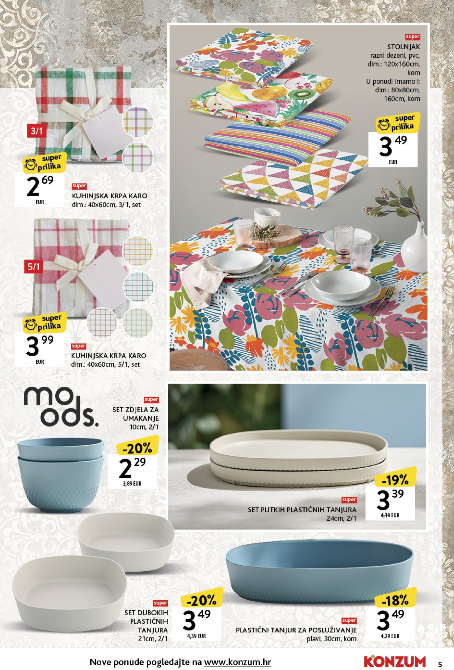 konzum - Konzum - Katalog uređenje doma katalog vrijedi od 28.04. do 01.06. - page: 5