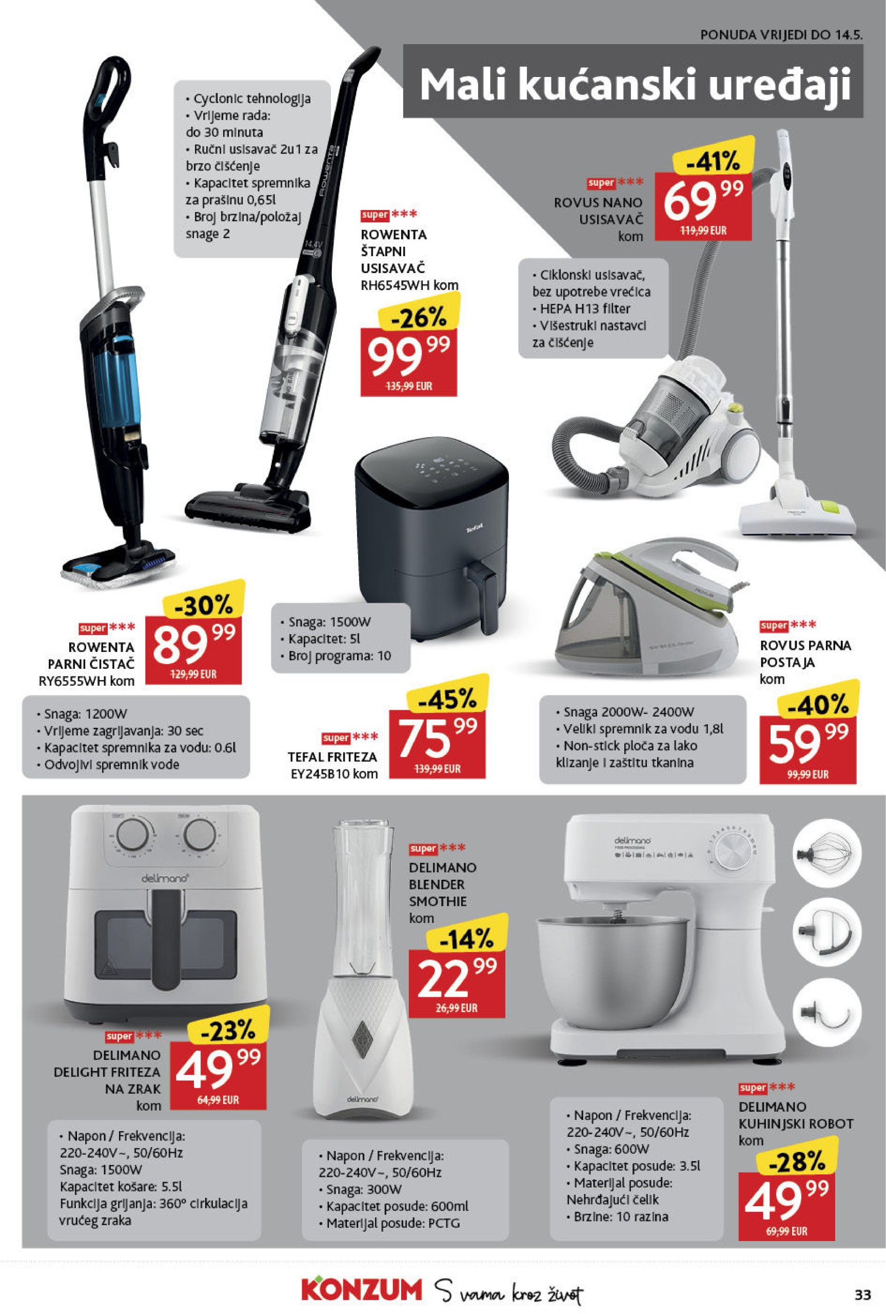 konzum - Konzum katalog vrijedi od 02.05. do 07.05. - page: 33 konzum - Konzum katalog vrijedi od 02.05. do 07.05. - page: 33
