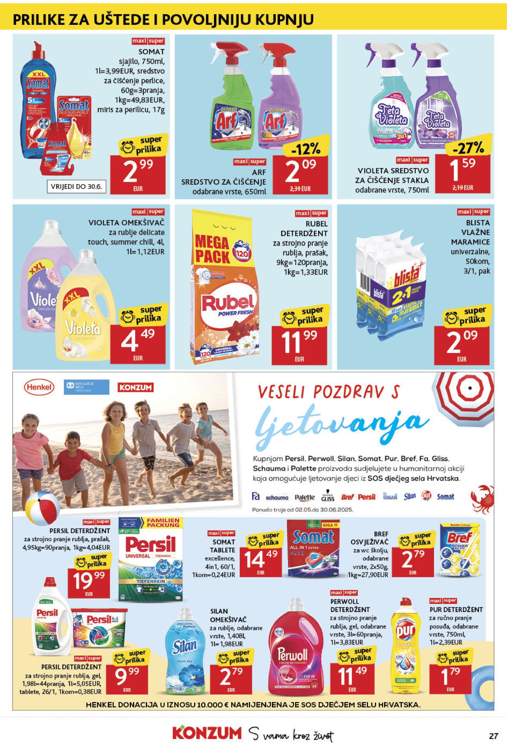 konzum - Konzum katalog vrijedi od 02.05. do 07.05. - page: 27 konzum - Konzum katalog vrijedi od 02.05. do 07.05. - page: 27