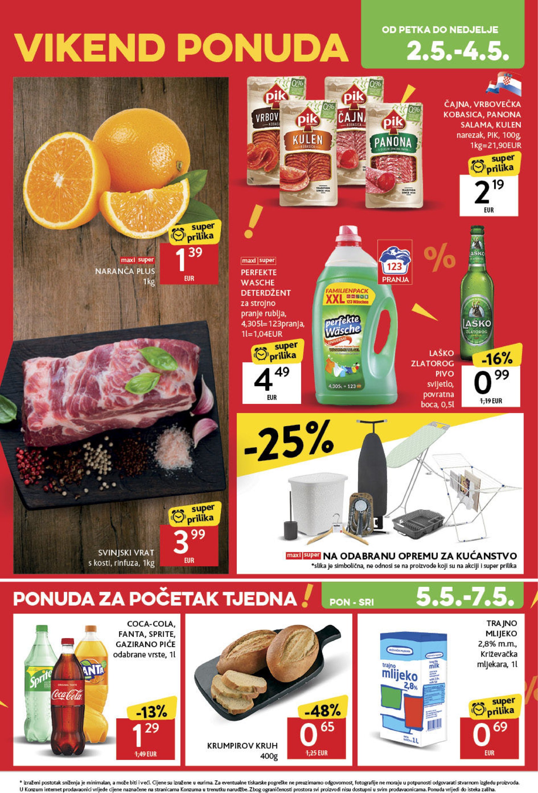 konzum - Konzum katalog vrijedi od 02.05. do 07.05. - page: 43 konzum - Konzum katalog vrijedi od 02.05. do 07.05. - page: 43