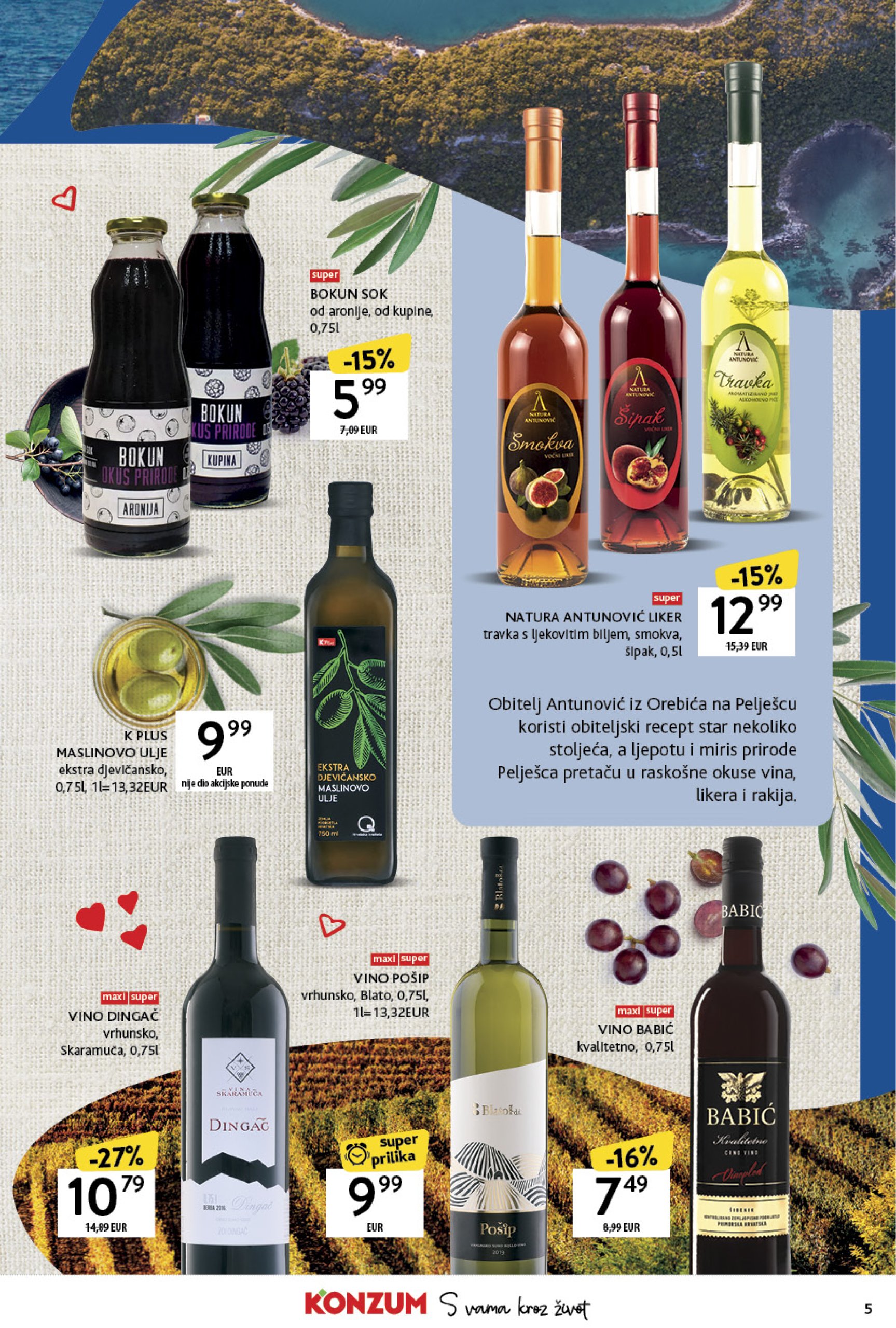 konzum - Prelistajte ovaj Konzum - Najbolje iz Hrvatske katalog, vrijedi od 19.05. do 15.06. - page: 5