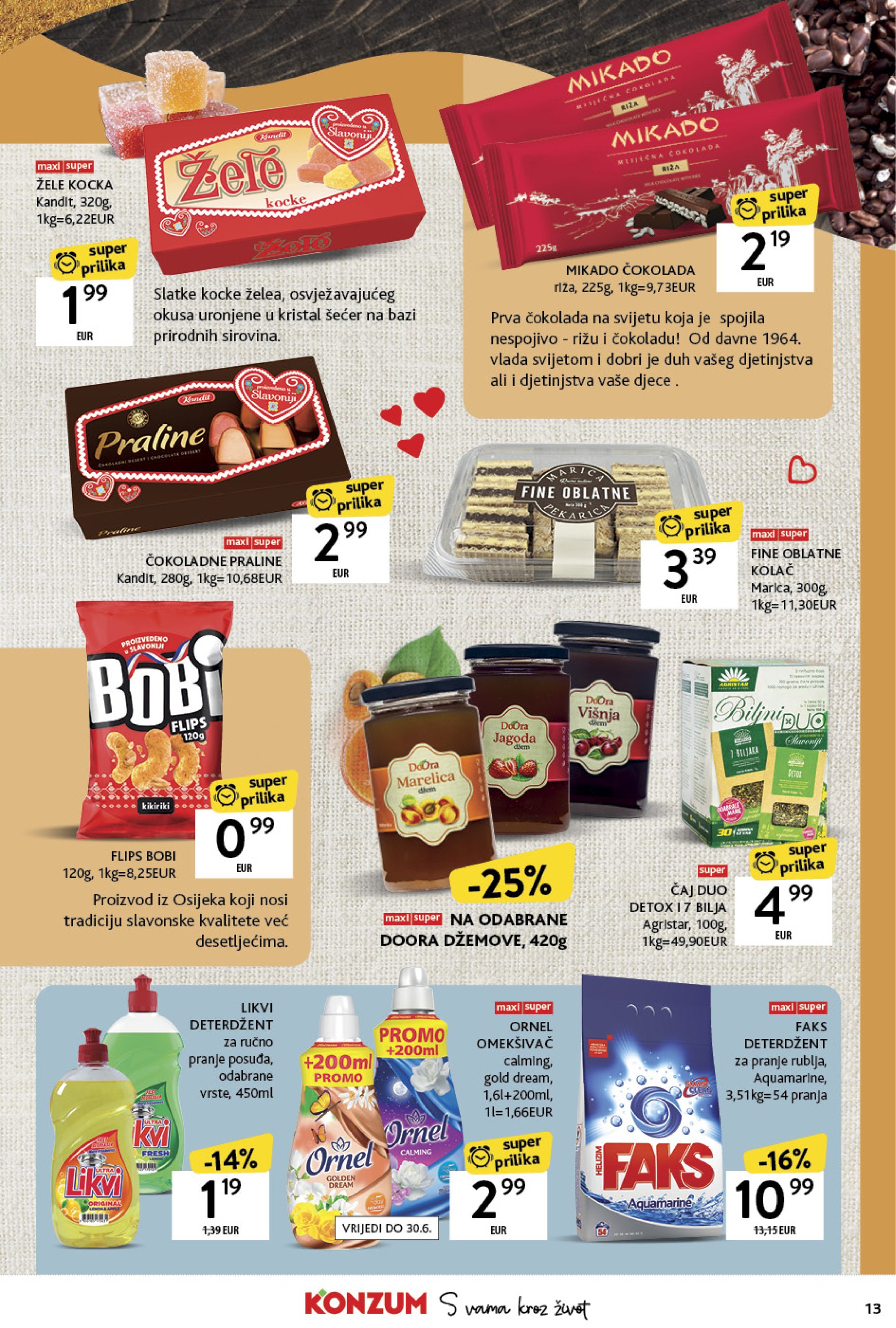 konzum - Prelistajte ovaj Konzum - Najbolje iz Hrvatske katalog, vrijedi od 19.05. do 15.06. - page: 13