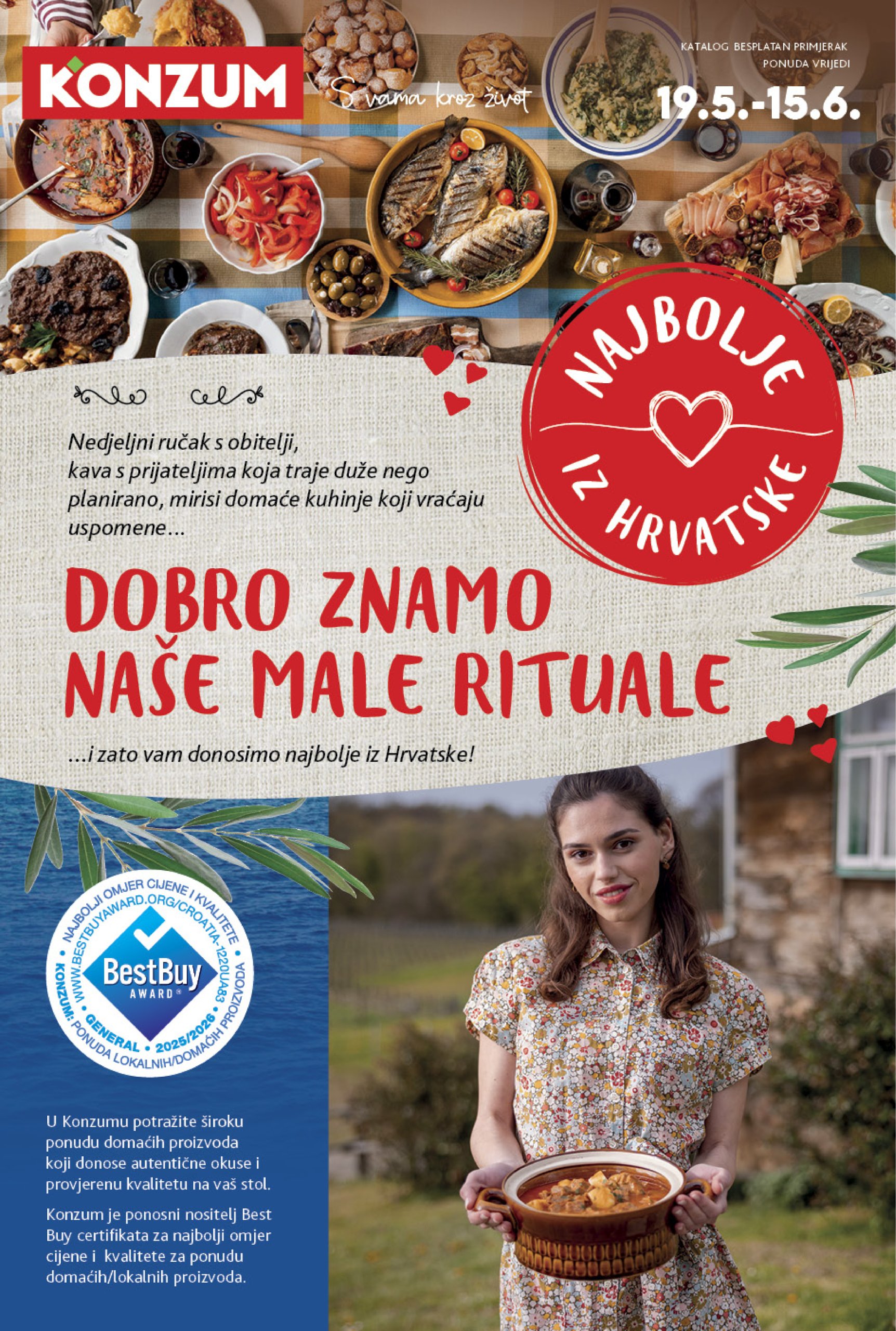 konzum - Prelistajte ovaj Konzum - Najbolje iz Hrvatske katalog, vrijedi od 19.05. do 15.06.
