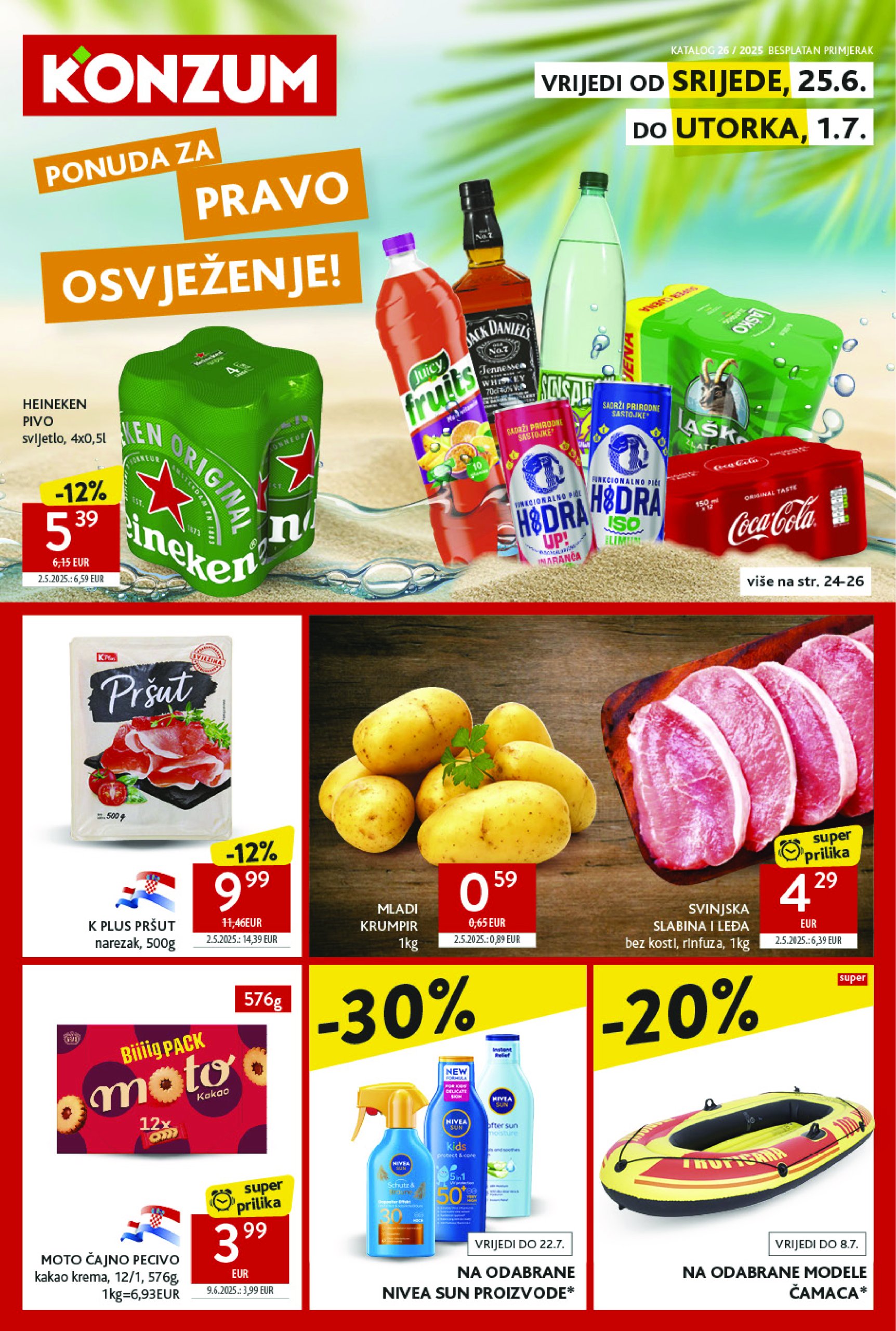 konzum - Prelistajte katalog Konzum, vrijedi od 25.06. do 01.07. - page: 1 konzum - Prelistajte katalog Konzum, vrijedi od 25.06. do 01.07. - page: 1